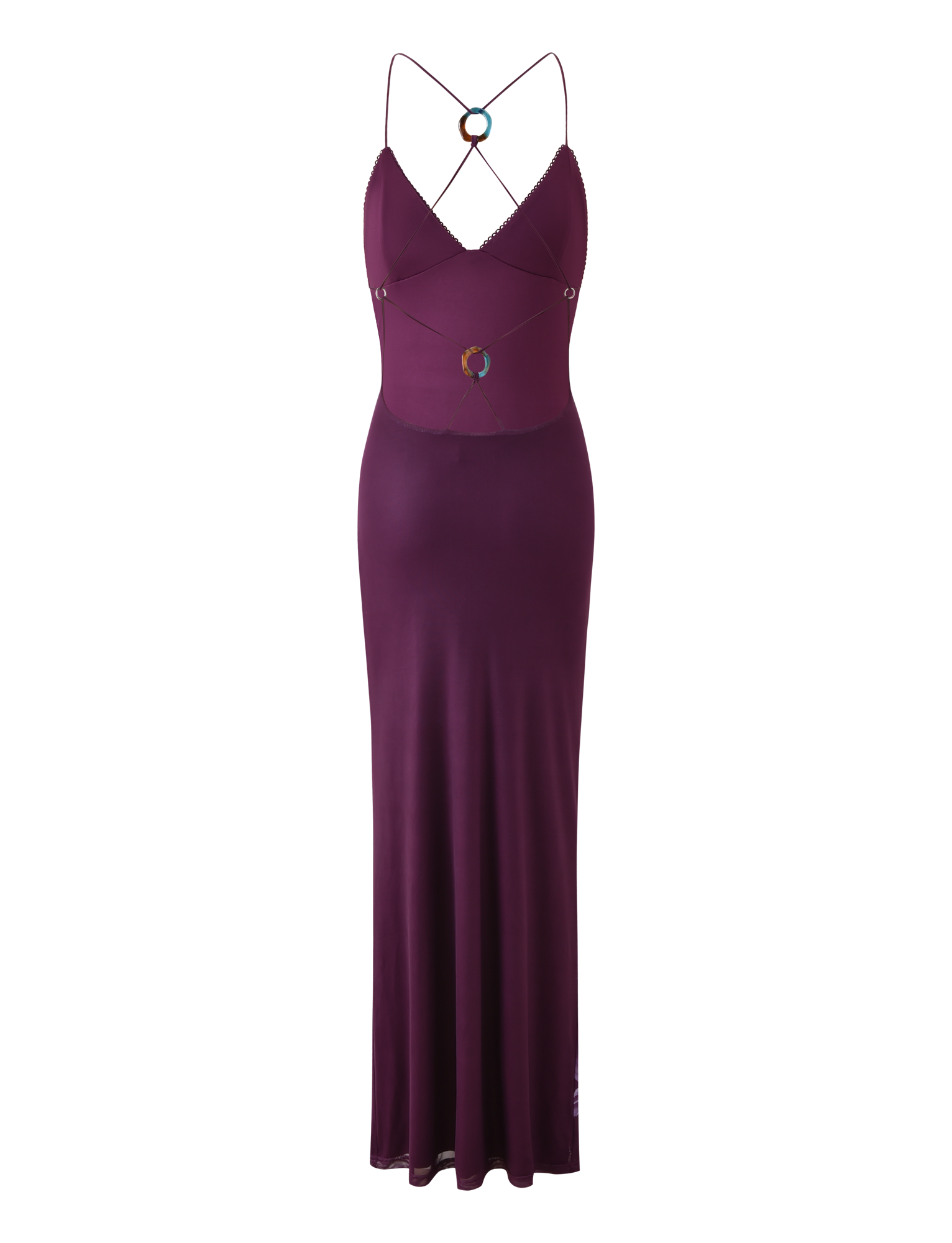 ORIELLE MAXI DRESS - PLUM ORCHID - Image 7