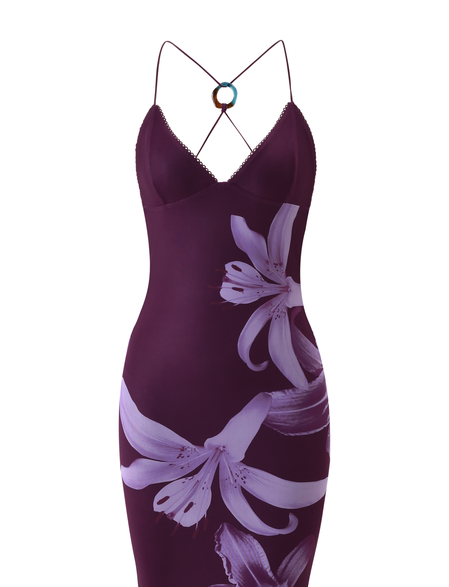 ORIELLE MAXI DRESS - PLUM ORCHID - Image 8