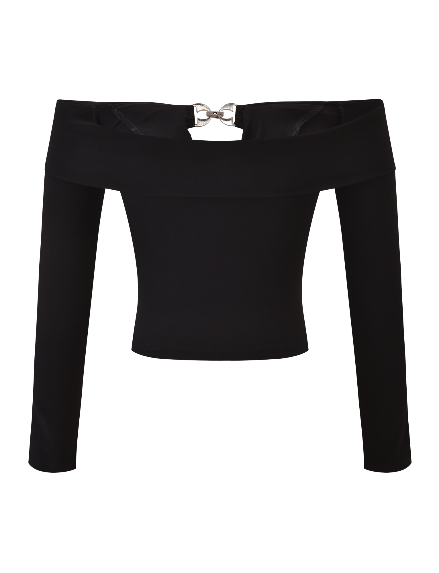 JENESIS LONG SLEEVE TOP - BLACK - Image 7
