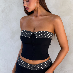 KITTIE 2.0 BUSTIER - BLACK