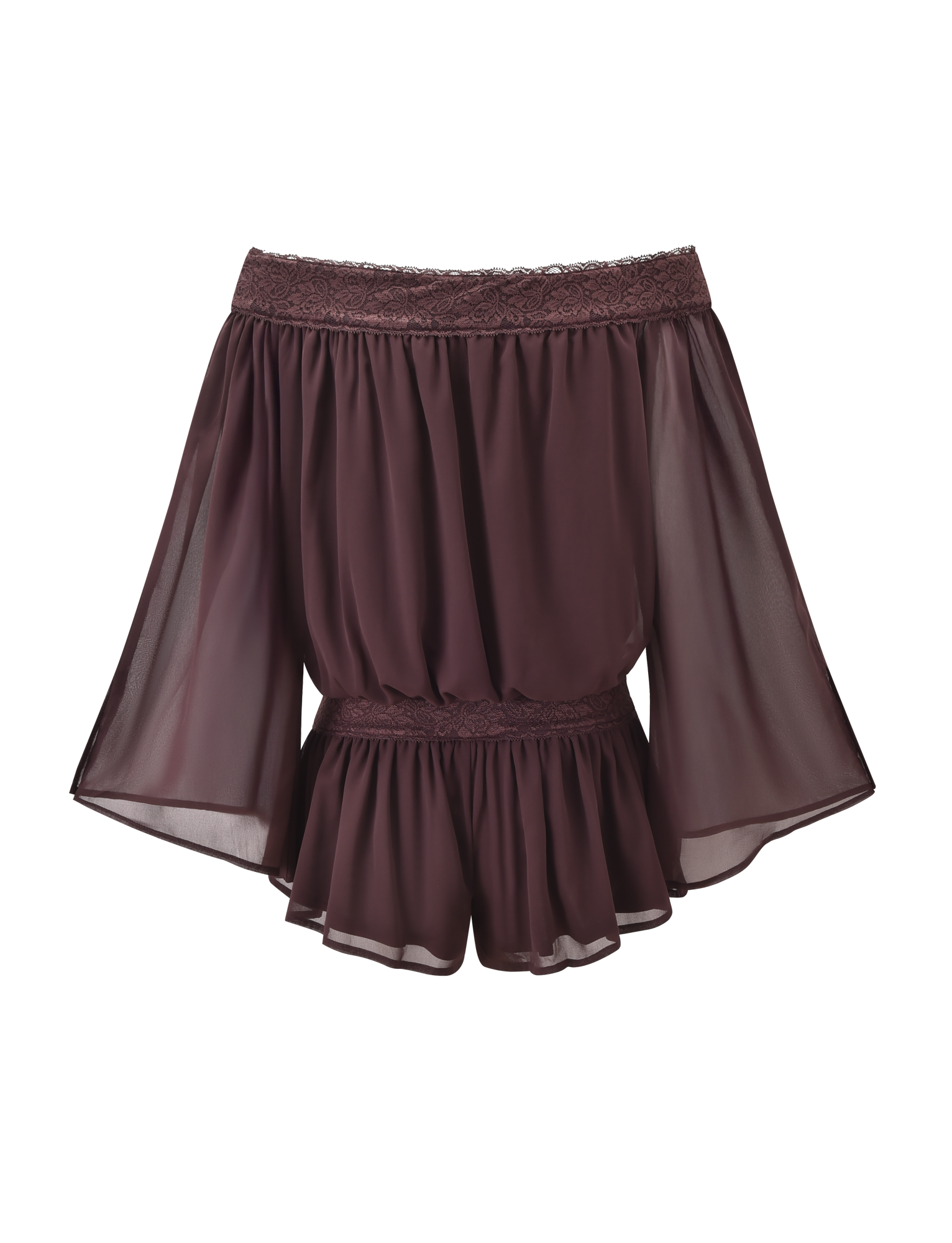 TESSIE PLAYSUIT - BROWN - Image 8