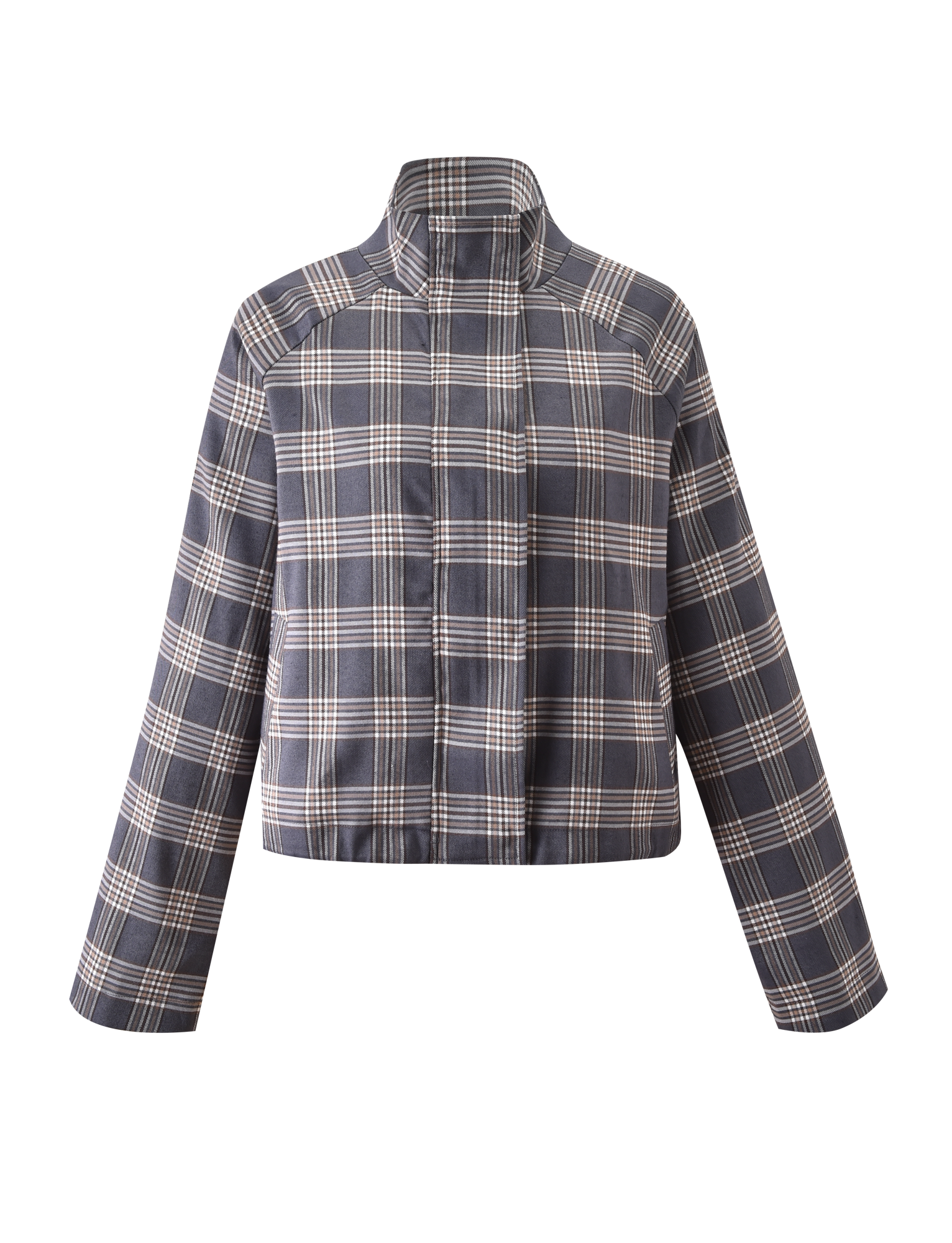 LENNEX JACKET - GREY CHECK - Image 8