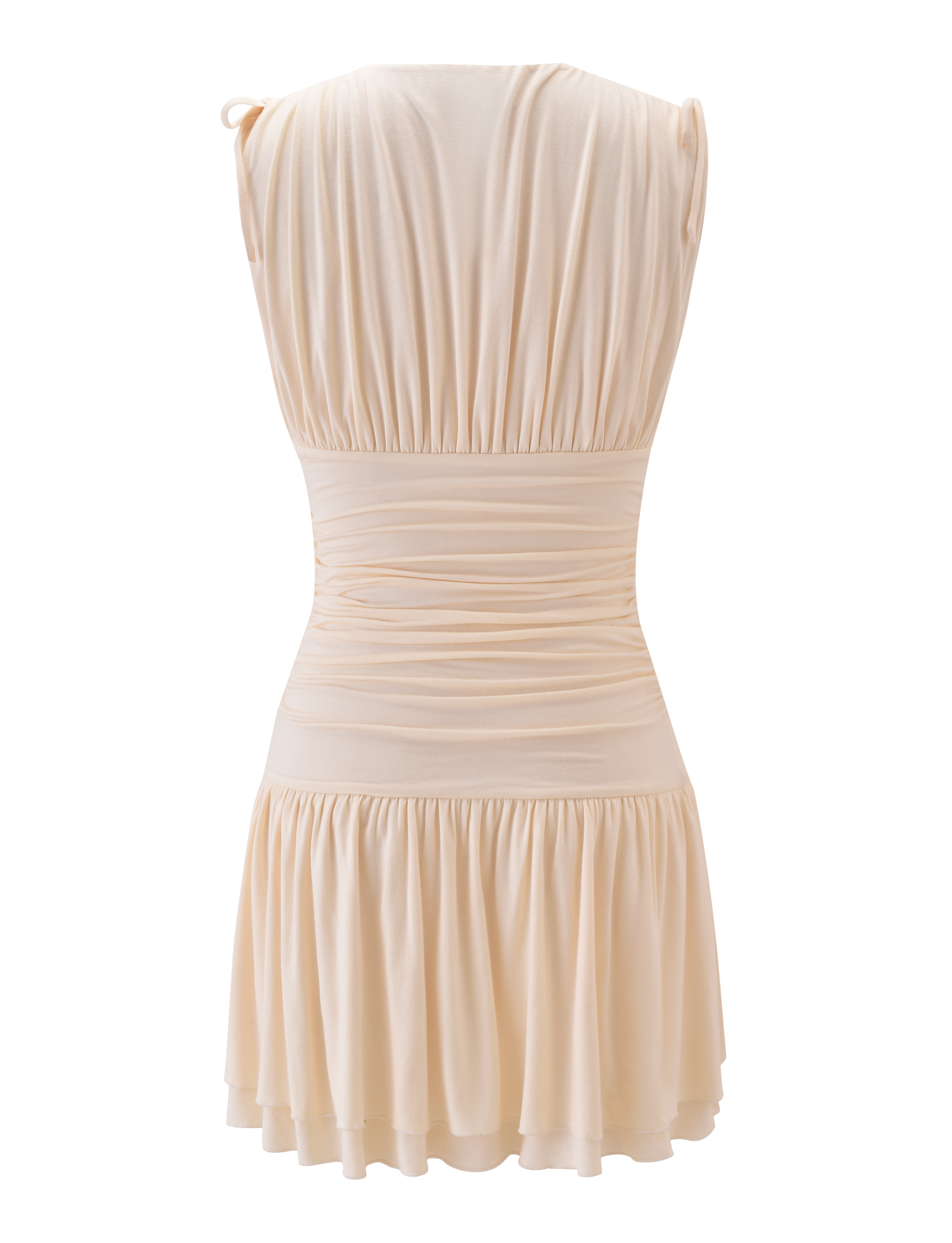HALONA MINI DRESS - CREAM - Image 8