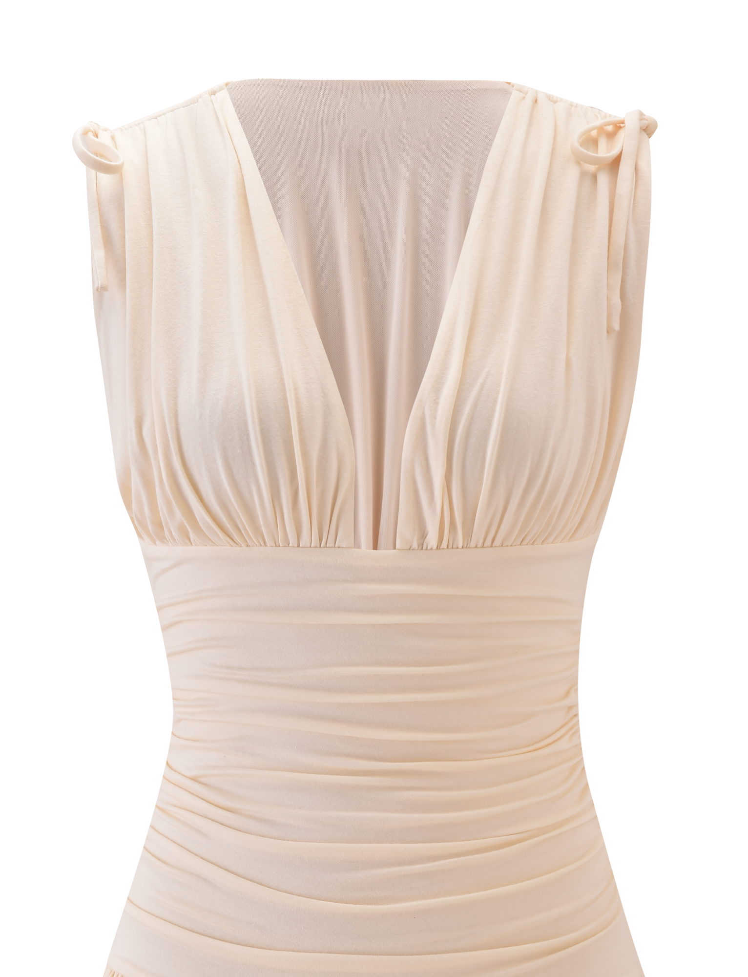 HALONA MINI DRESS - CREAM - Image 9