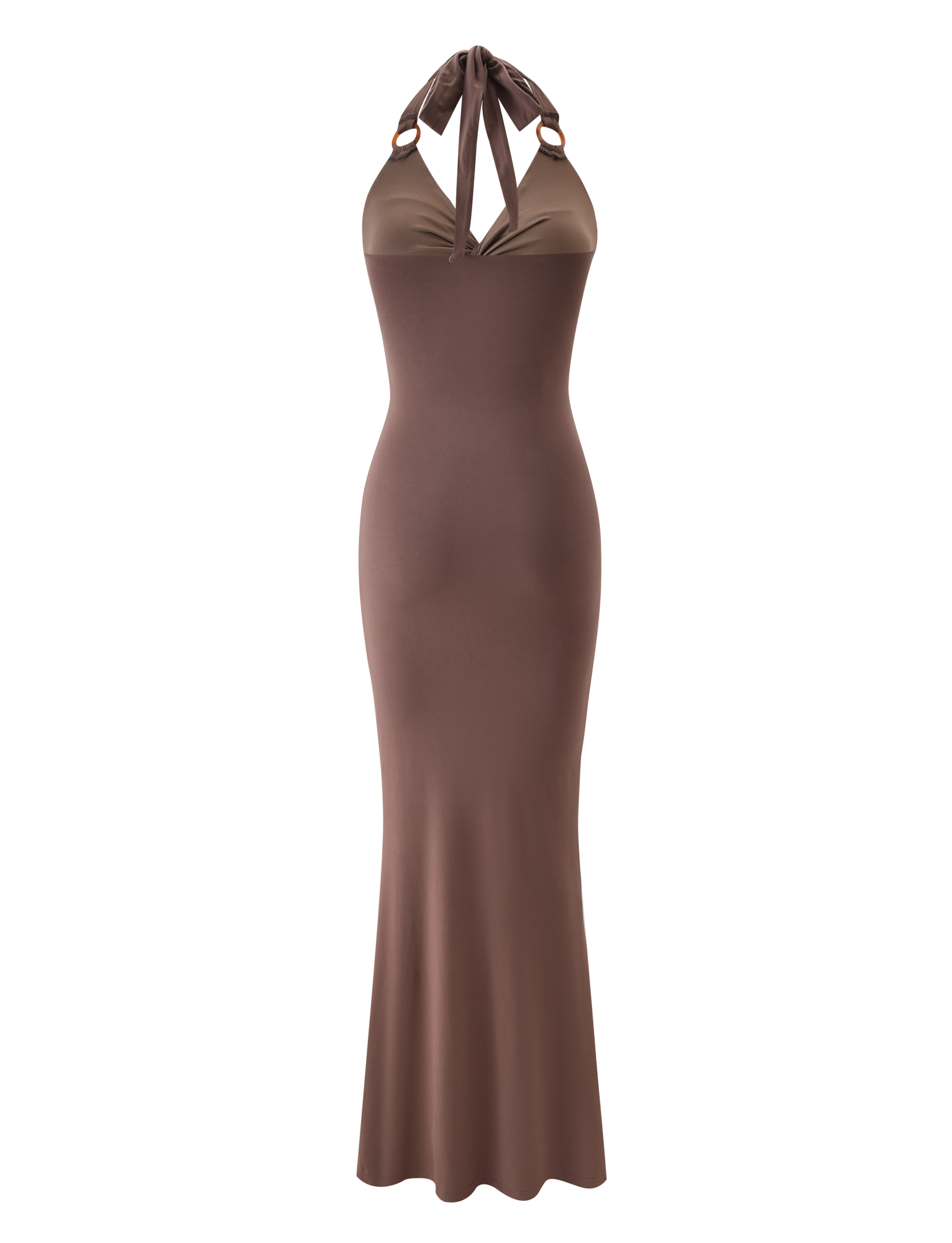 ZENEVA MAXI DRESS - MOCHA - Image 9