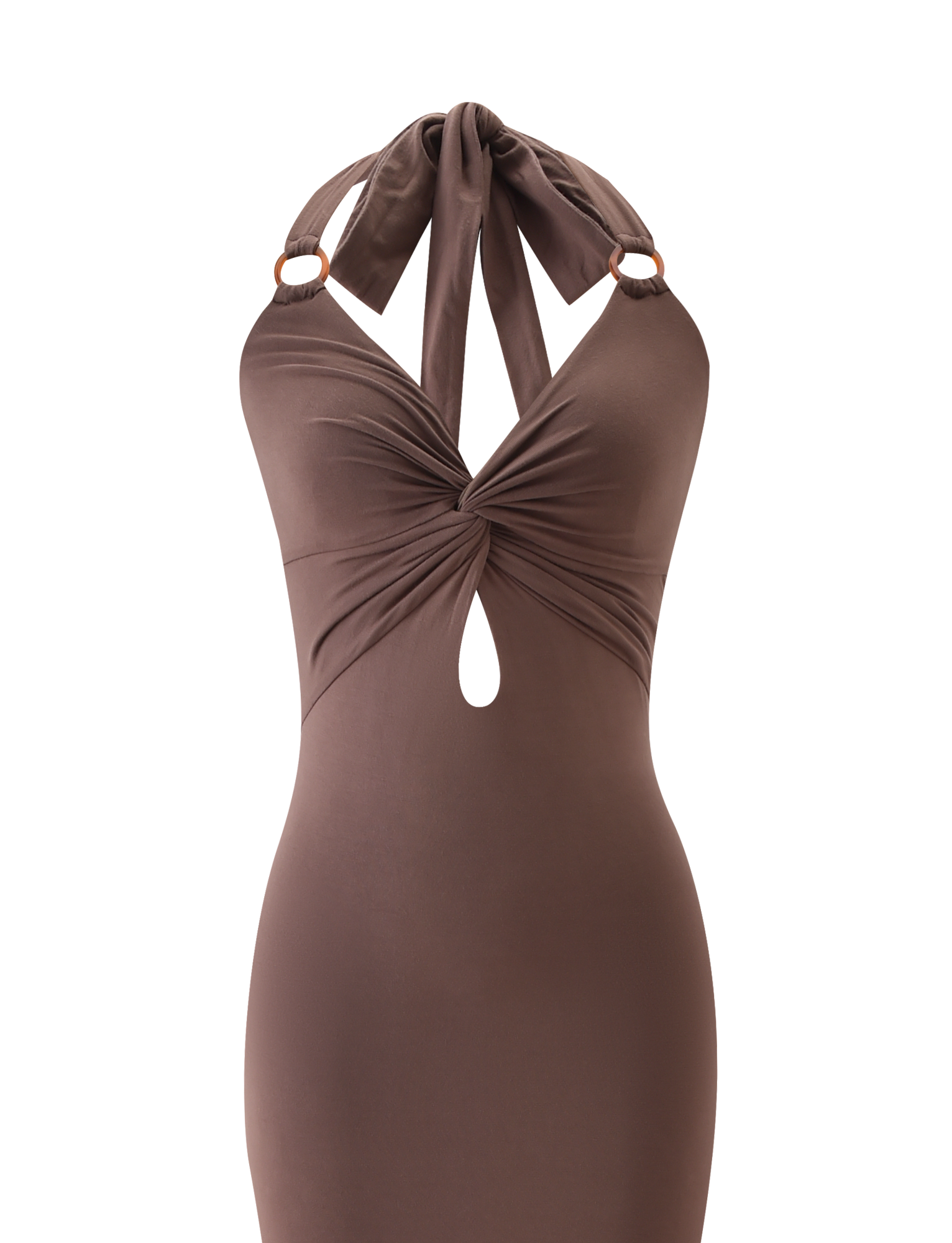 ZENEVA MAXI DRESS - MOCHA - Image 10