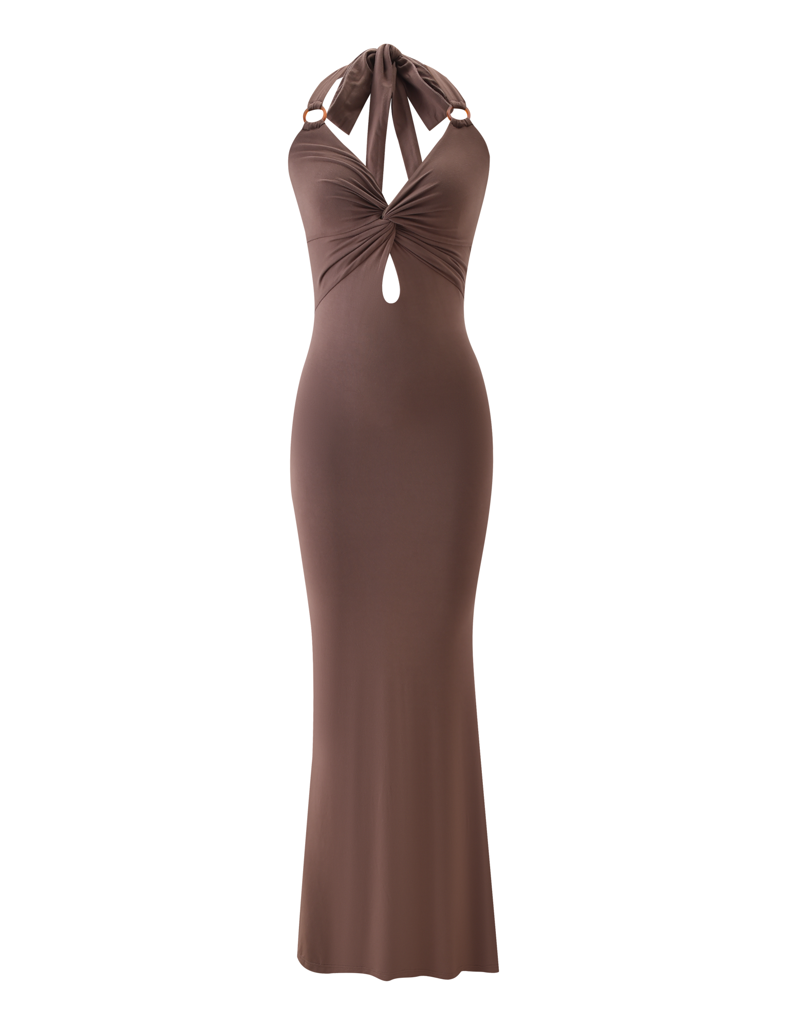 ZENEVA MAXI DRESS - MOCHA - Image 8