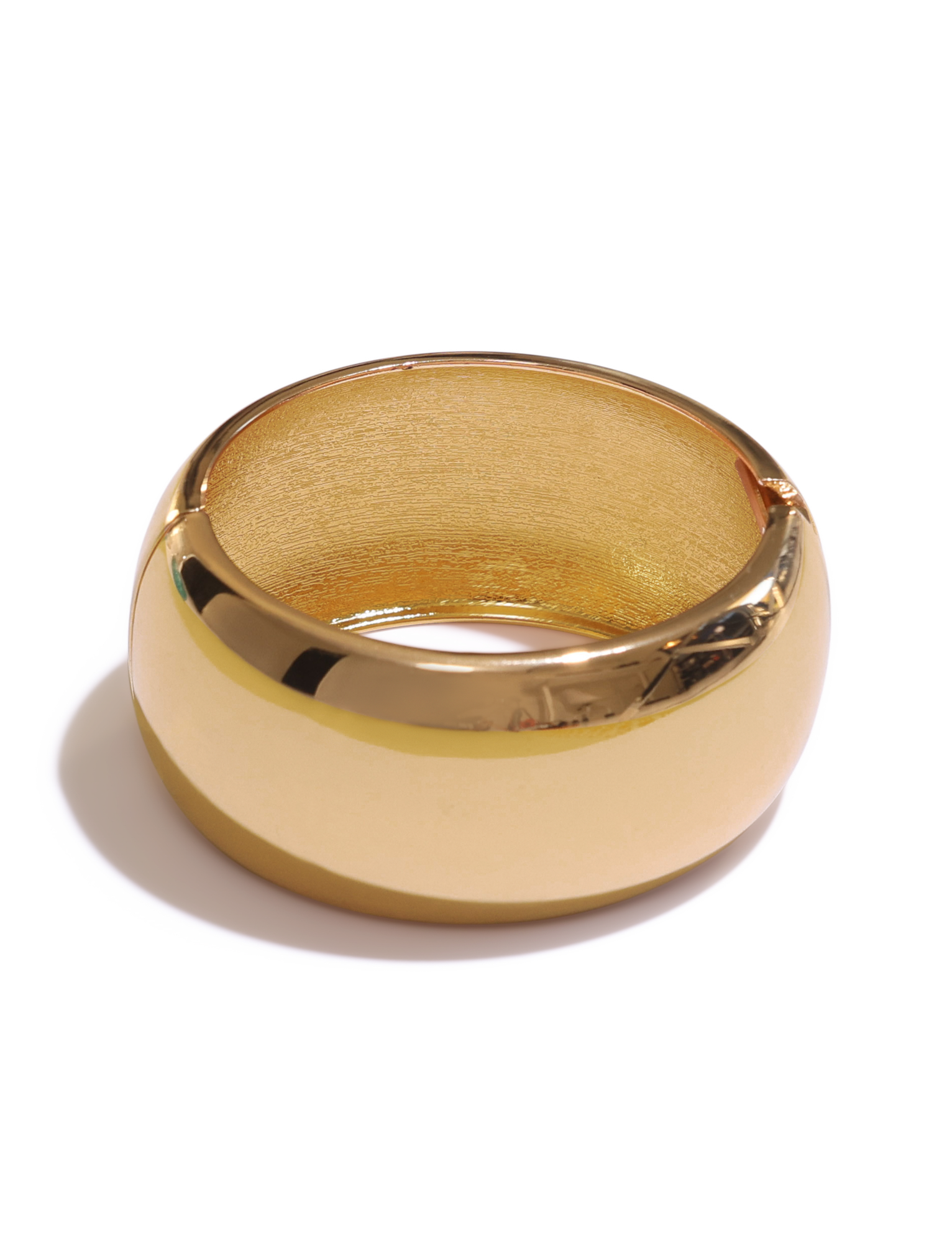 MIRAH CHUNKY BANGLE - GOLD - Image 5