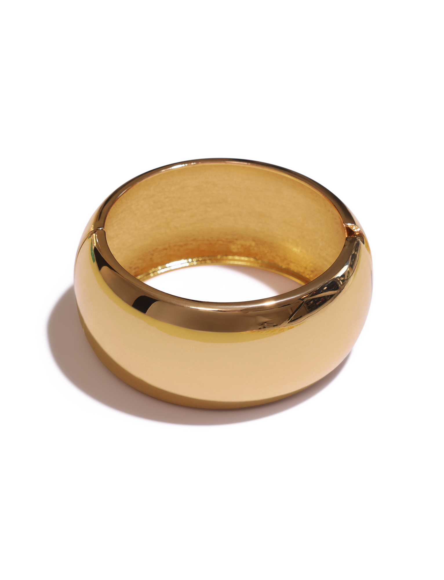 MIRAH CHUNKY BANGLE - GOLD - Image 4