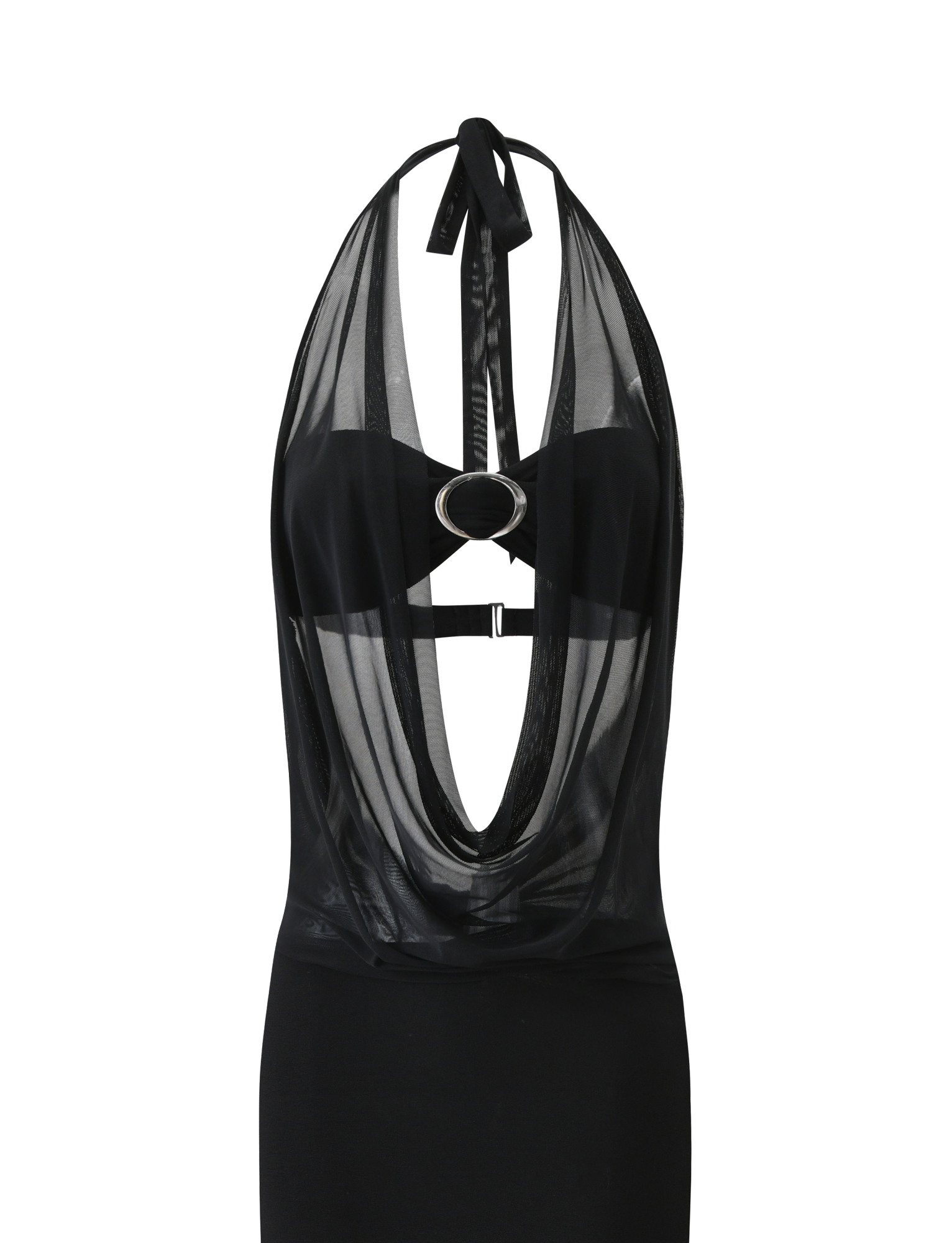 MAKENA TWO-PIECE MAXI DRESS - BLACK - Image 9