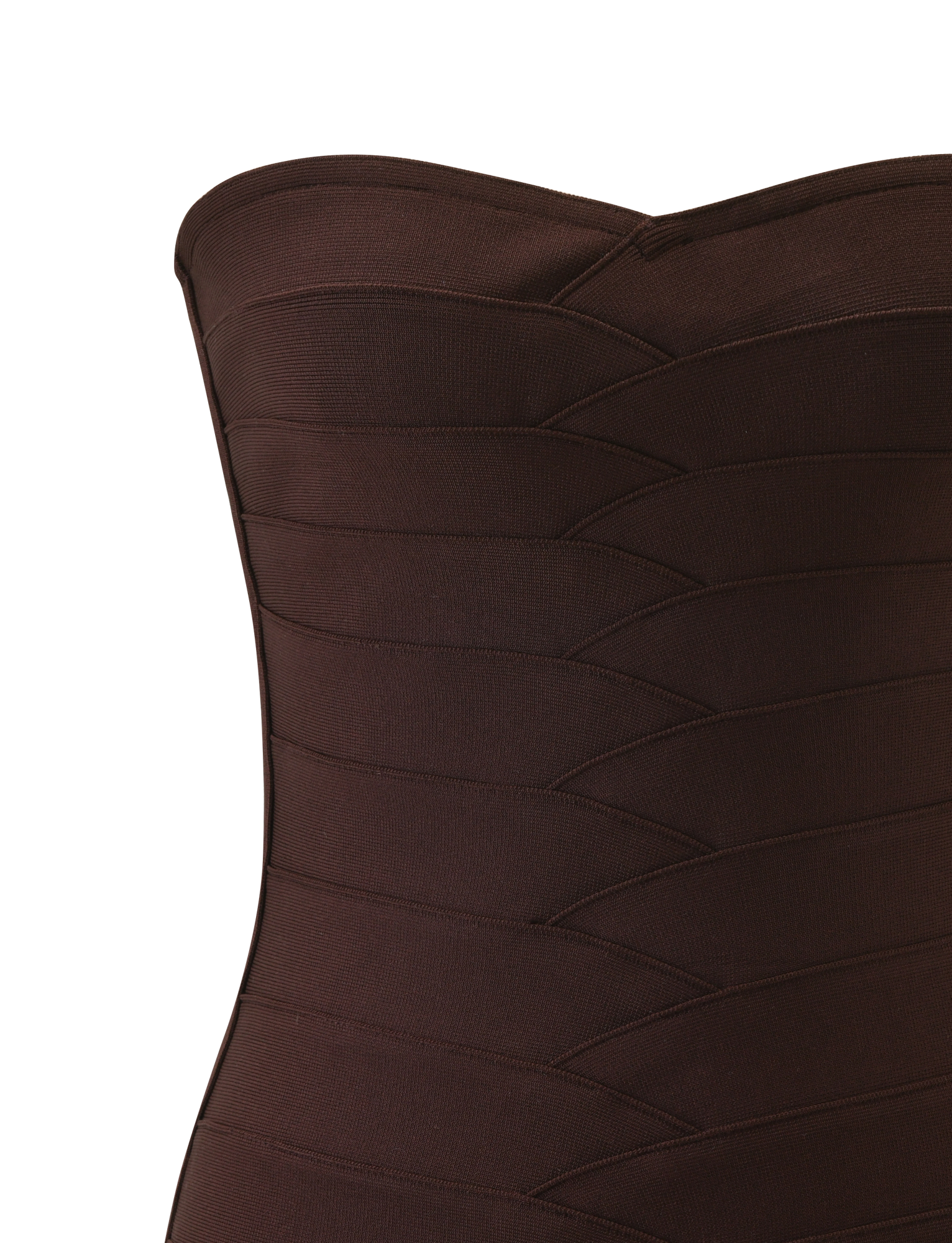 NIYA BANDAGE DRESS - CHOCOLATE - Image 10
