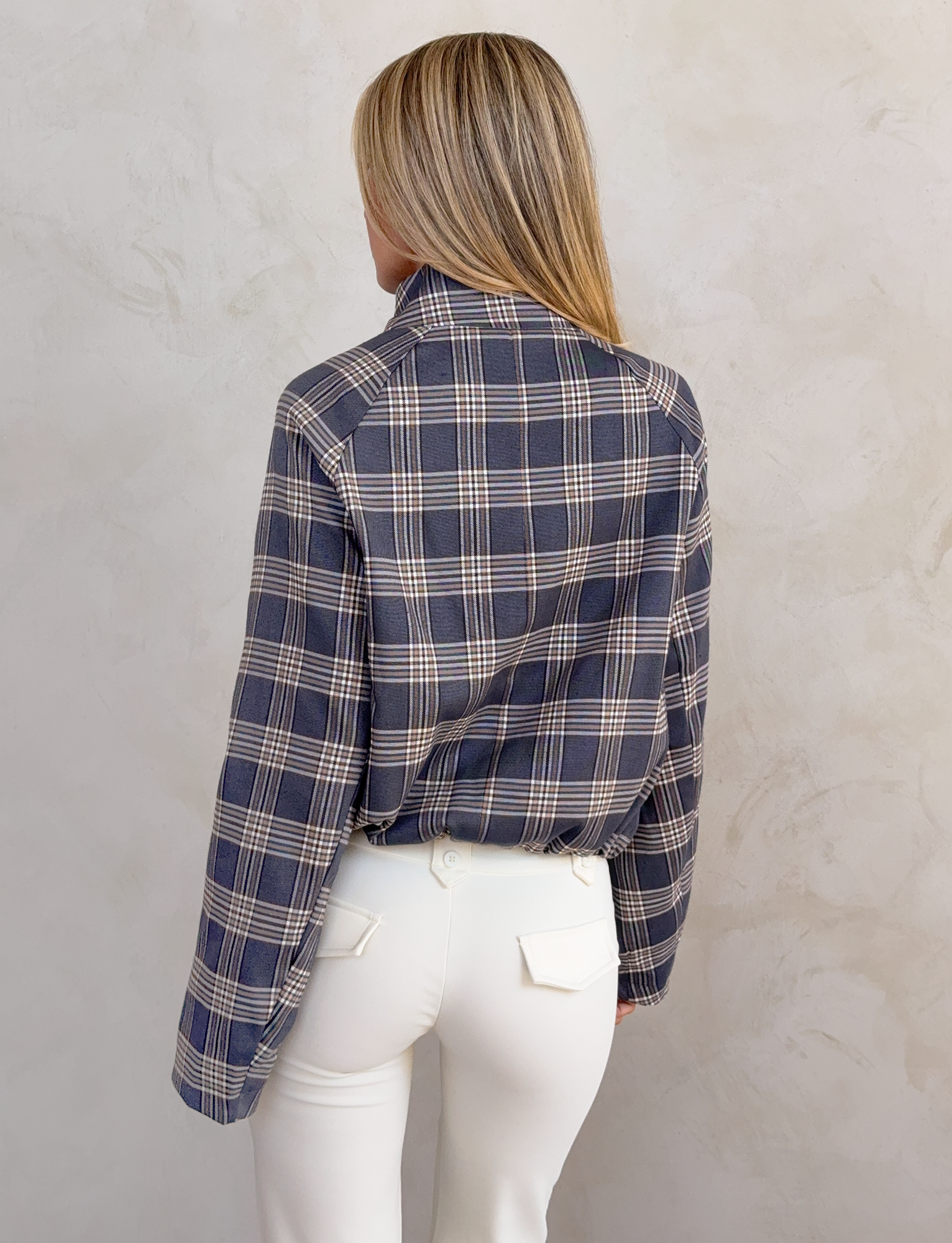 LENNEX JACKET - GREY CHECK - Image 6
