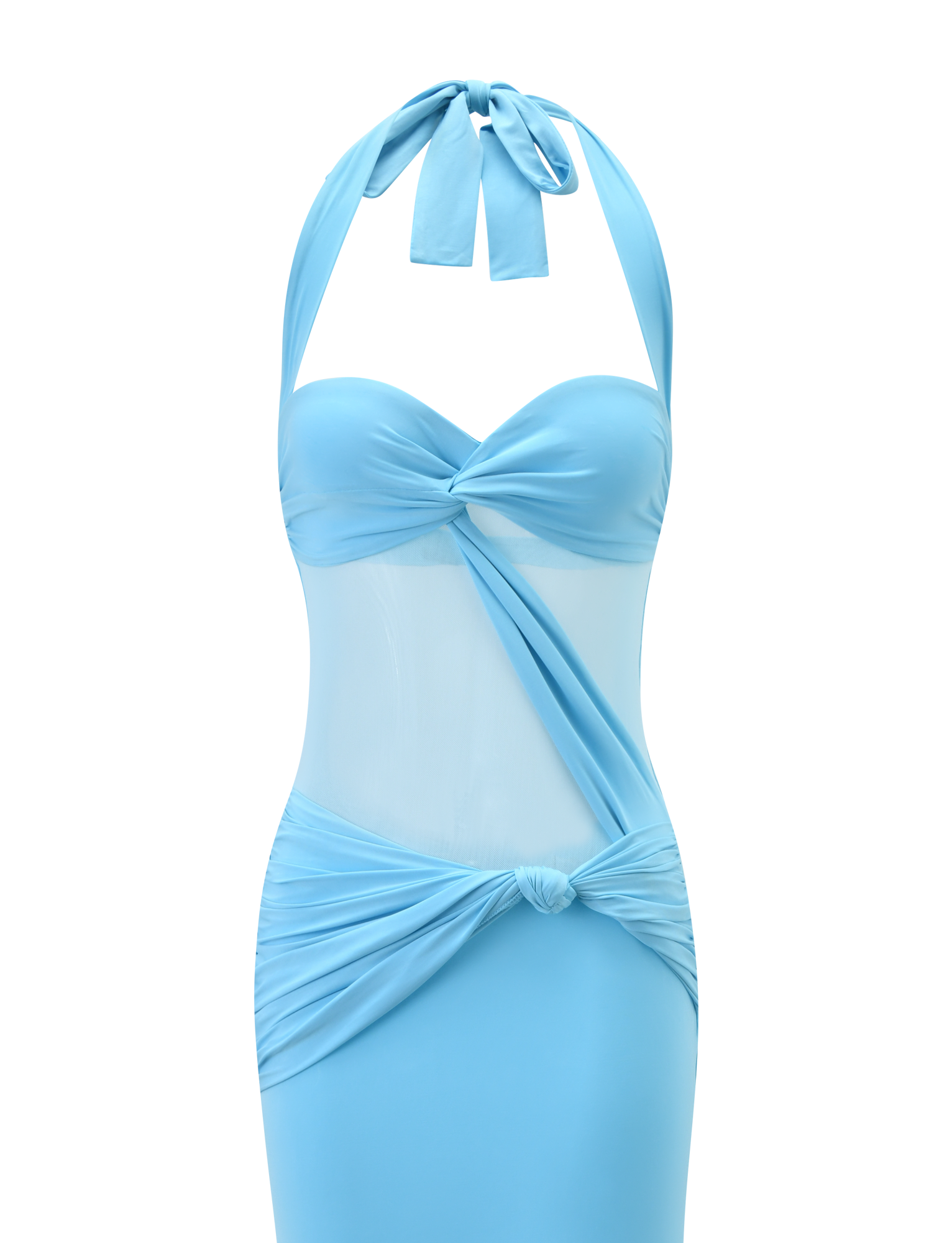 DAPHNIA DRESS - AQUA - Image 11