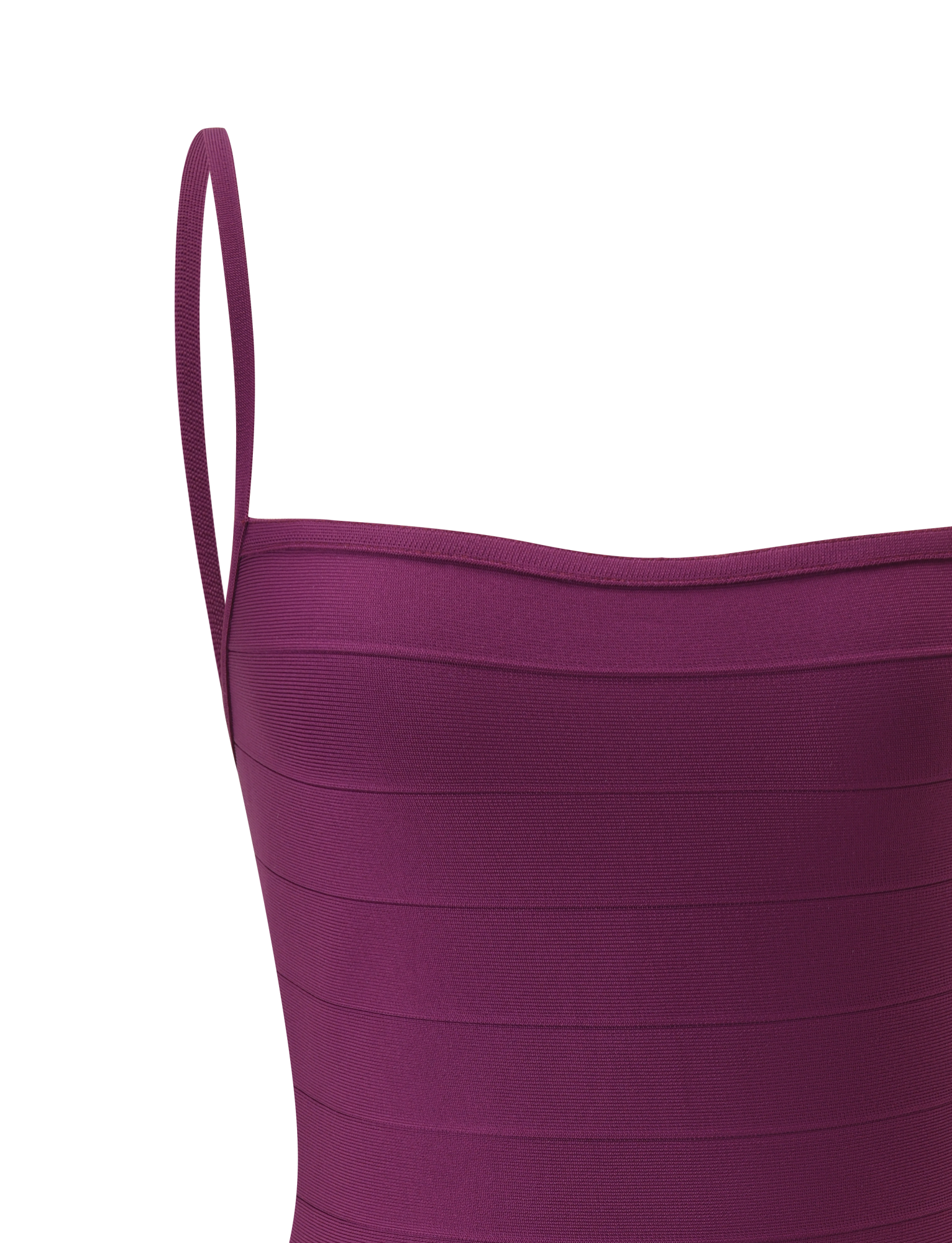 MIDORI BANDAGE DRESS - PLUM - Image 9