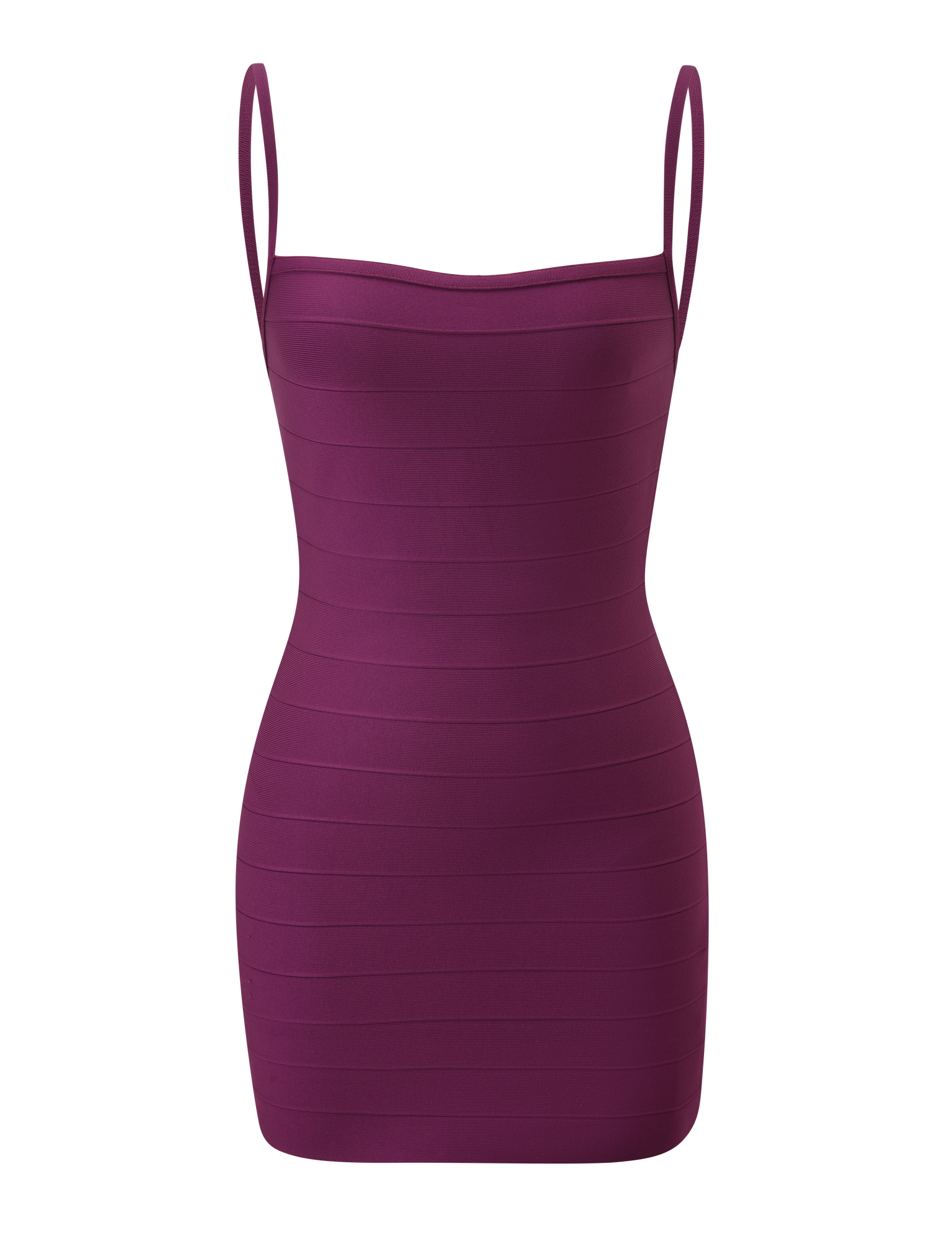 MIDORI BANDAGE DRESS - PLUM - Image 7