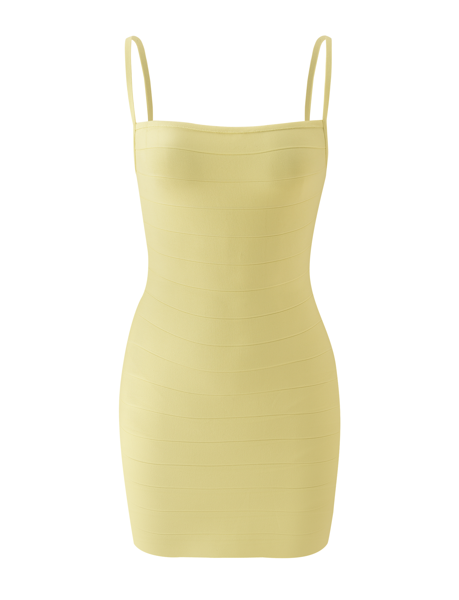 MIDORI BANDAGE DRESS - YELLOW - Image 6