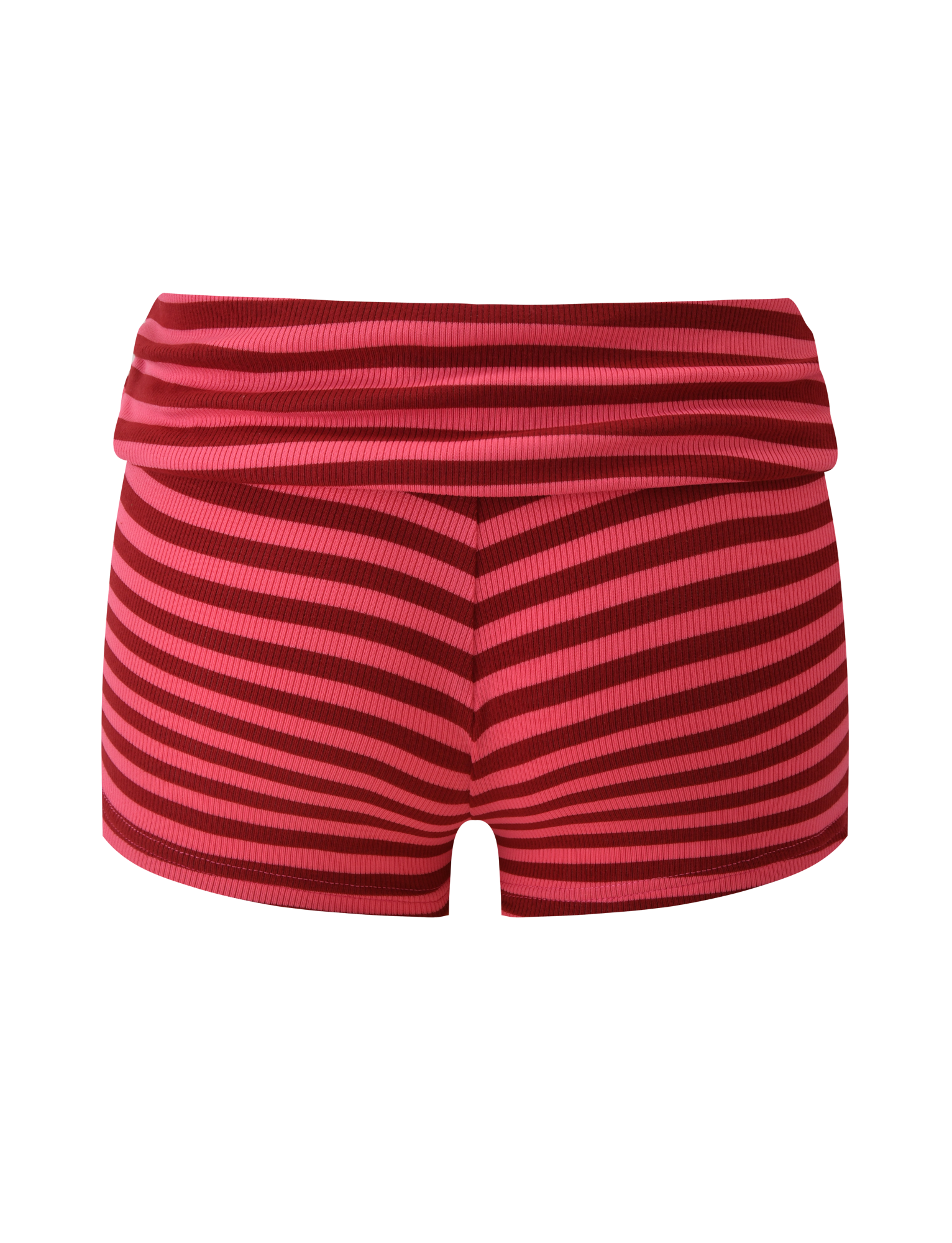 CERYS RIB SHORT - PINK RED STRIPE - Image 9