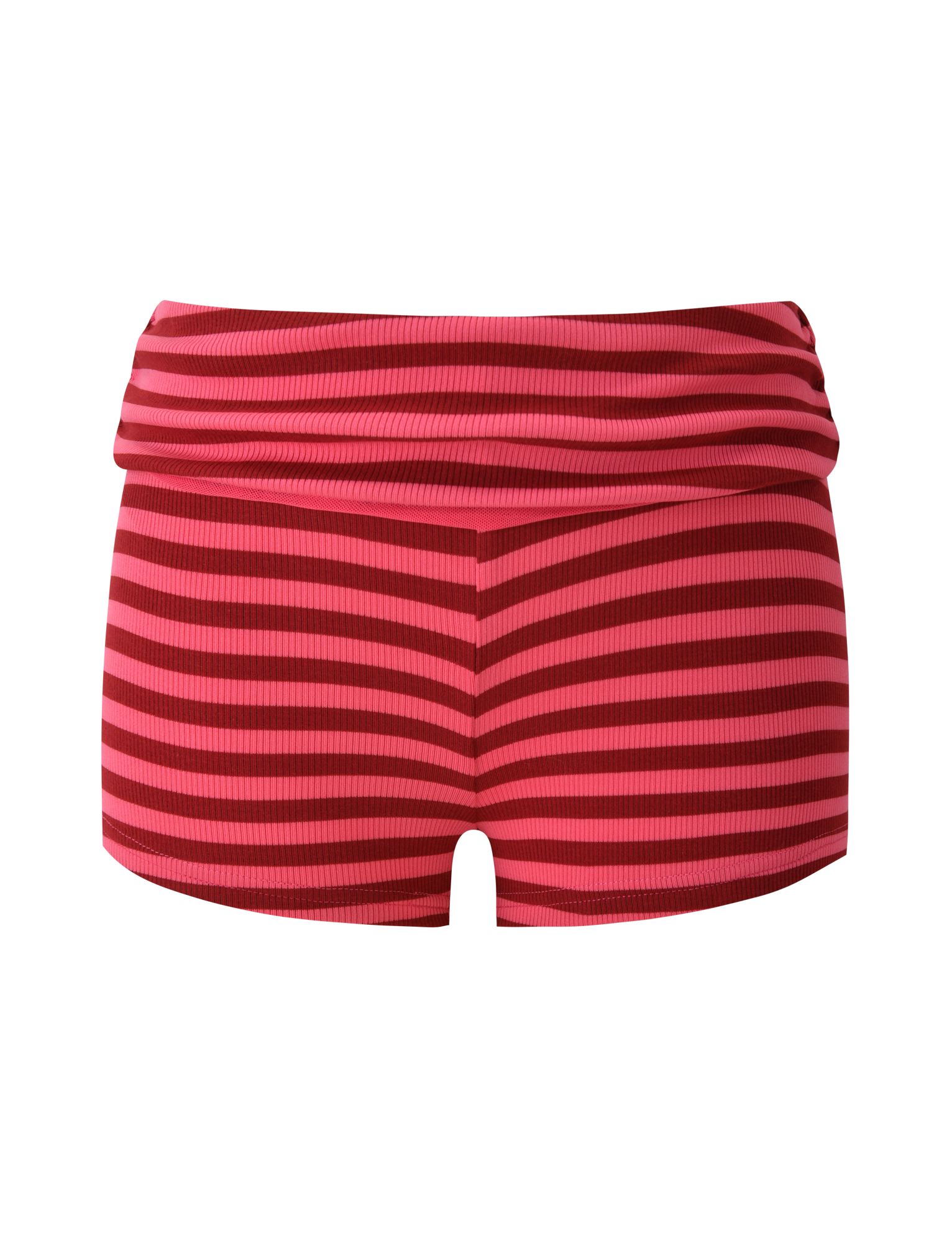 CERYS RIB SHORT - PINK RED STRIPE - Image 7