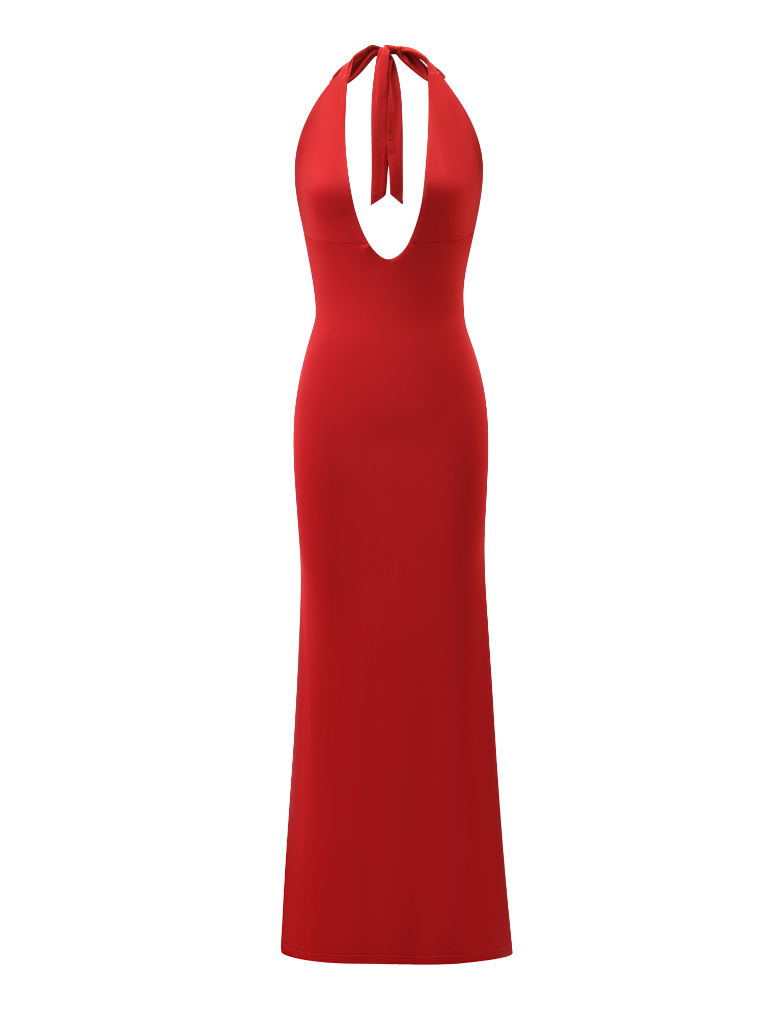 SOLYNE MAXI DRESS - RED - Image 7