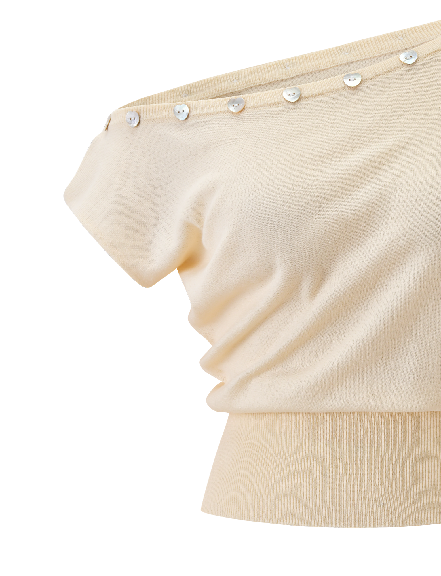TYLA SLEEVELESS KNIT TOP - CREAM - Image 9