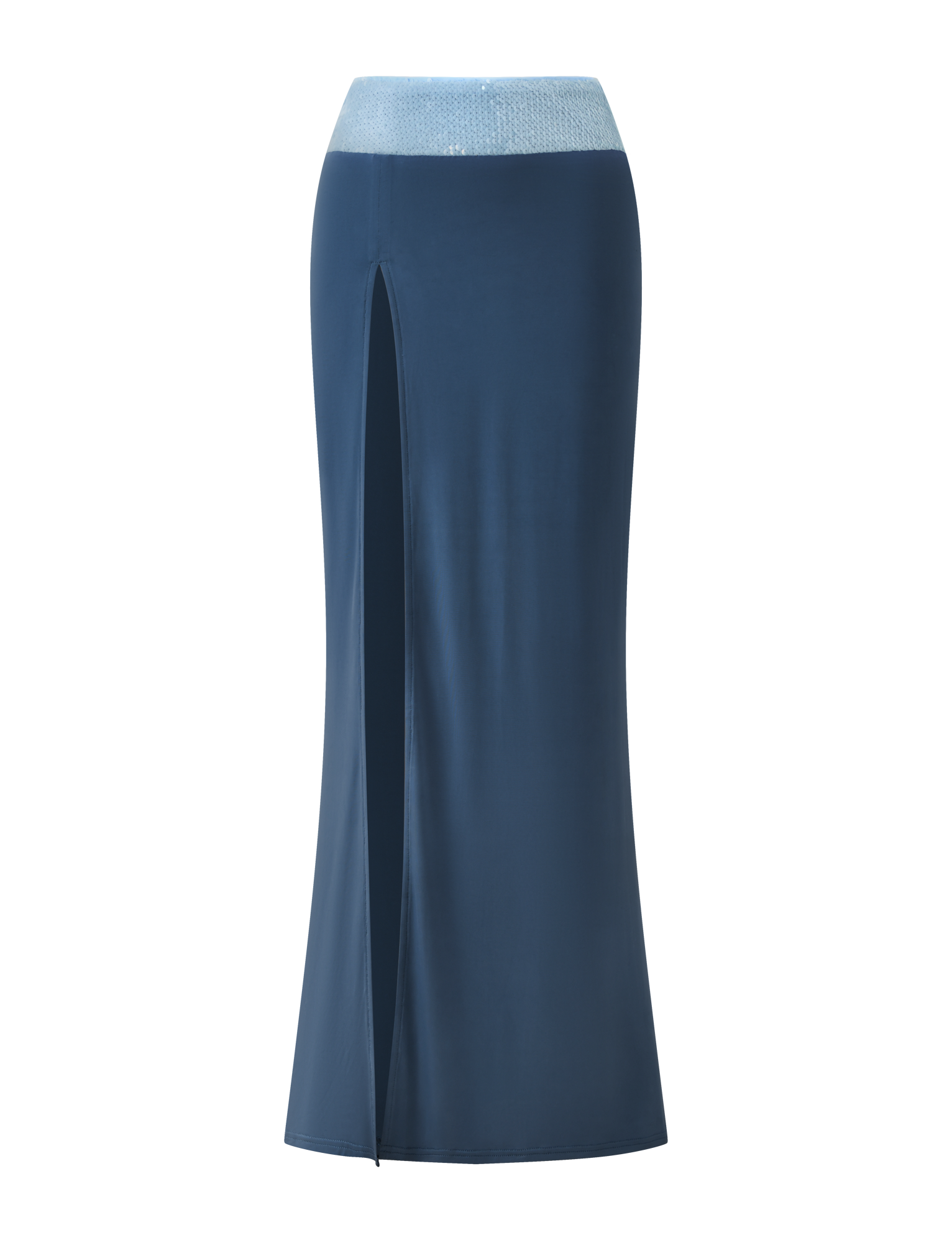 THARA MAXI SKIRT - SLATE BLUE - Image 8