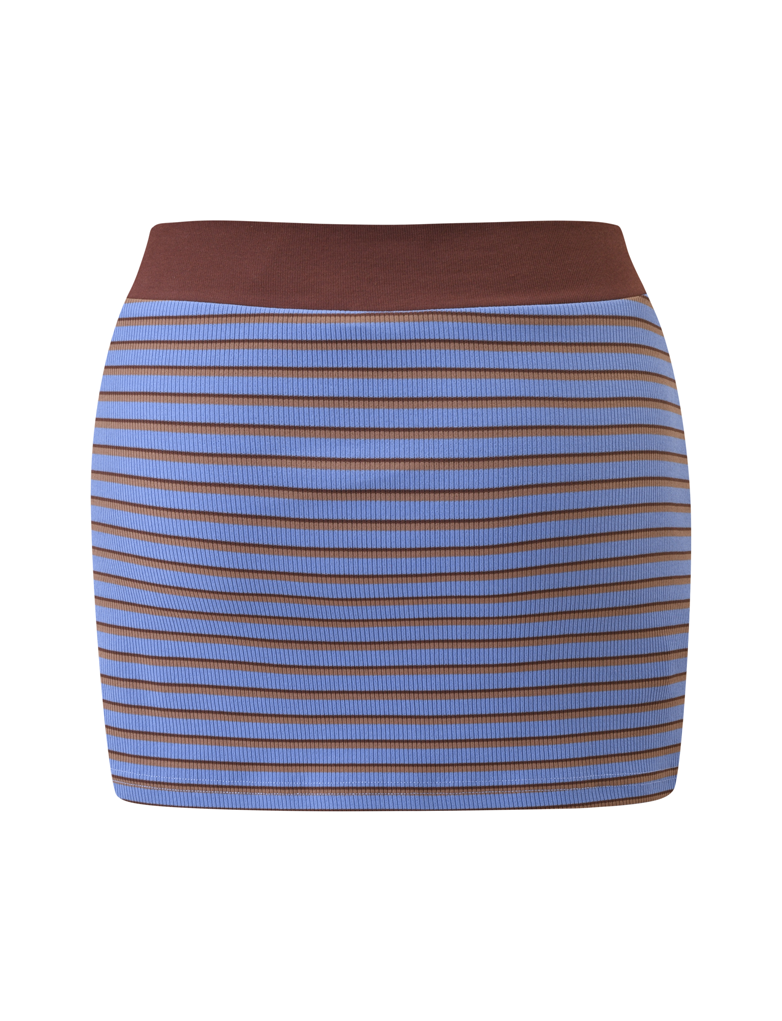 KAYDIN SKORT - BLUE AND BROWN STRIPE - Image 7