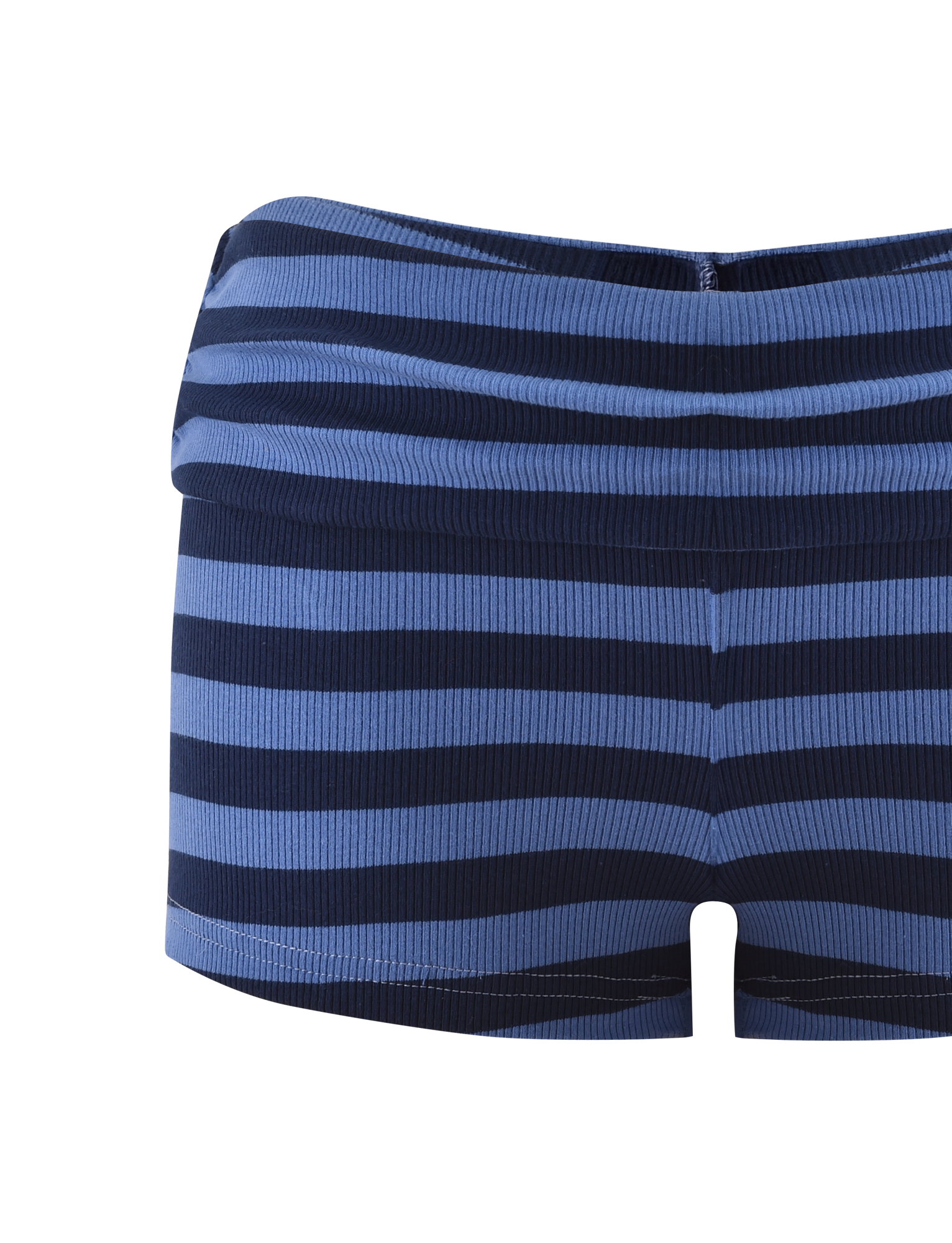 CERYS RIB SHORT - BLUE NAVY STRIPE - Image 8