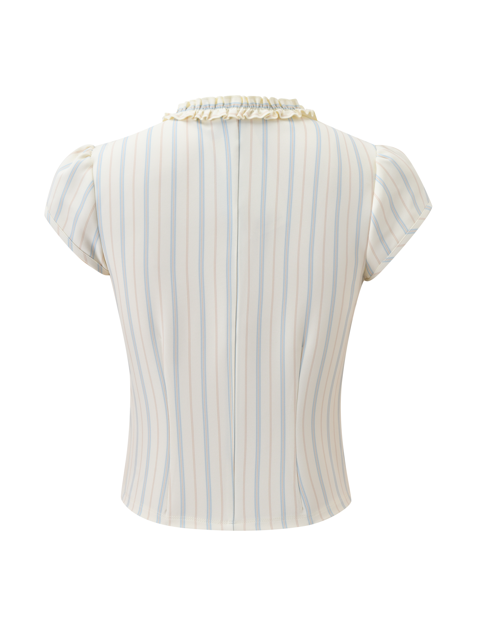 VALERIE RUFFLE TOP - STRIPE - Image 9