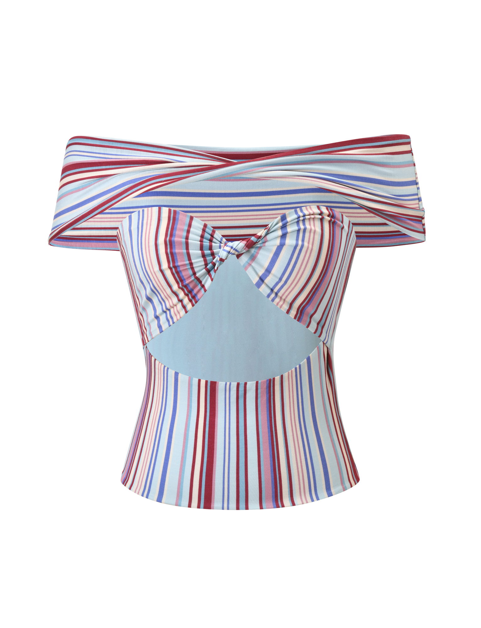 HAZE TWIST TOP - VARIEGATED STRIPE - Image 6