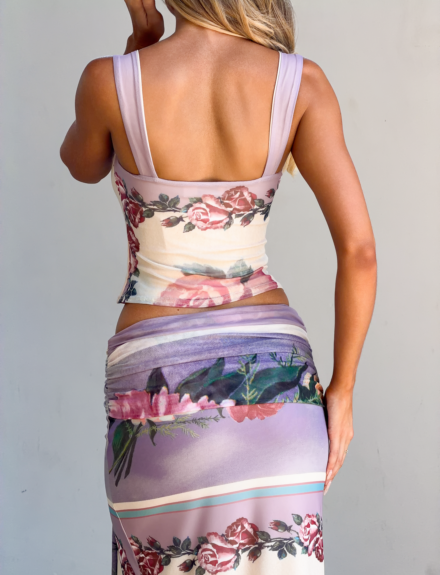 RAFFIE PRINTED CORSET - POSTCARD FLORAL - Image 5