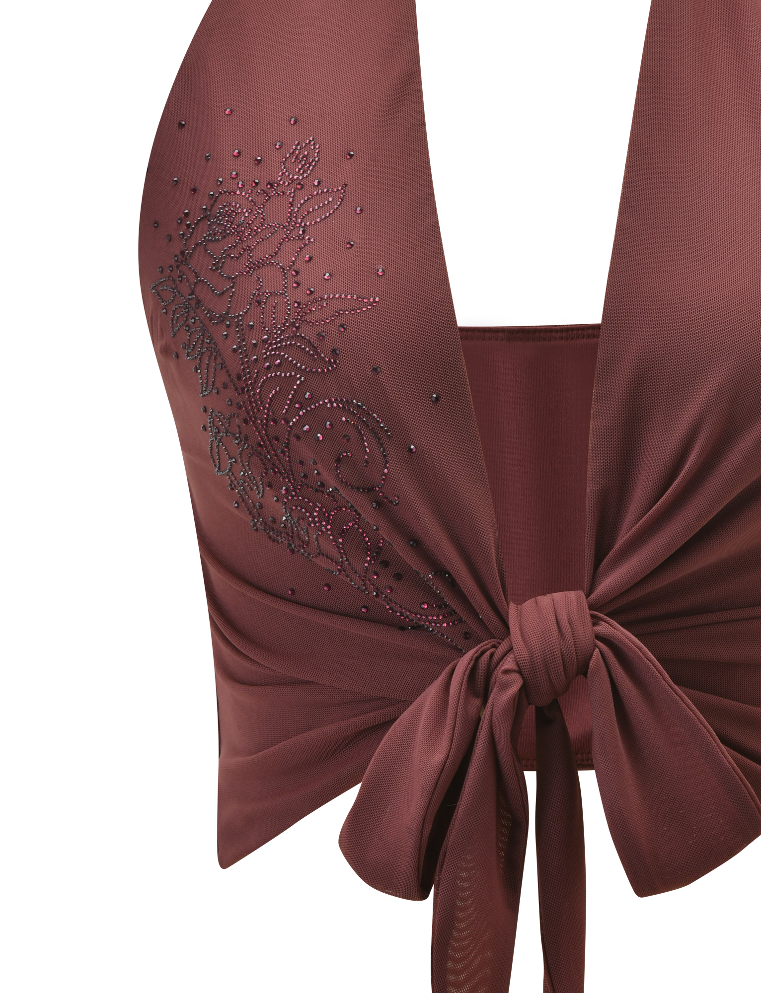 GEORGIE DIAMANTE TOP - CHOCOLATE - Image 8