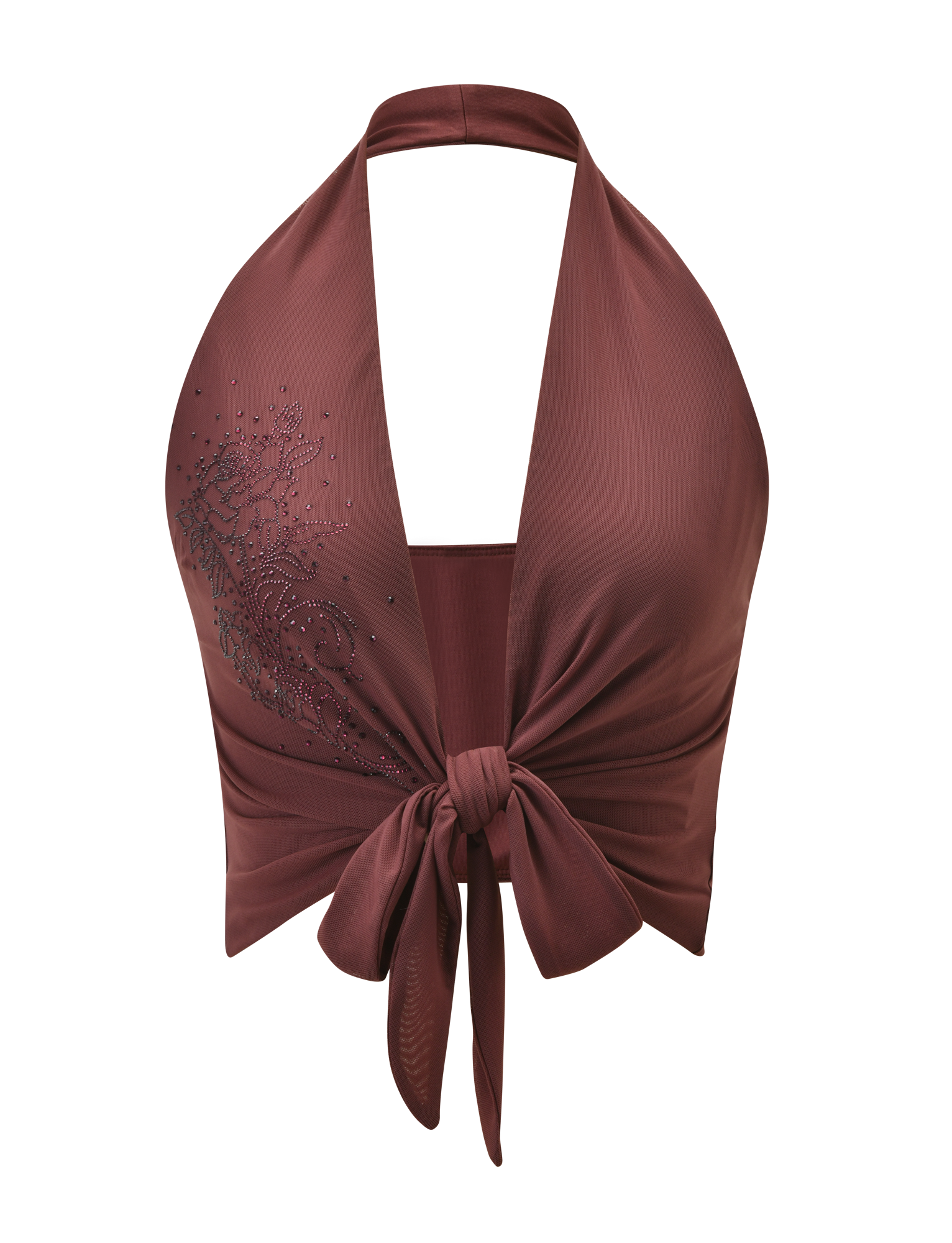 GEORGIE DIAMANTE TOP - CHOCOLATE - Image 6