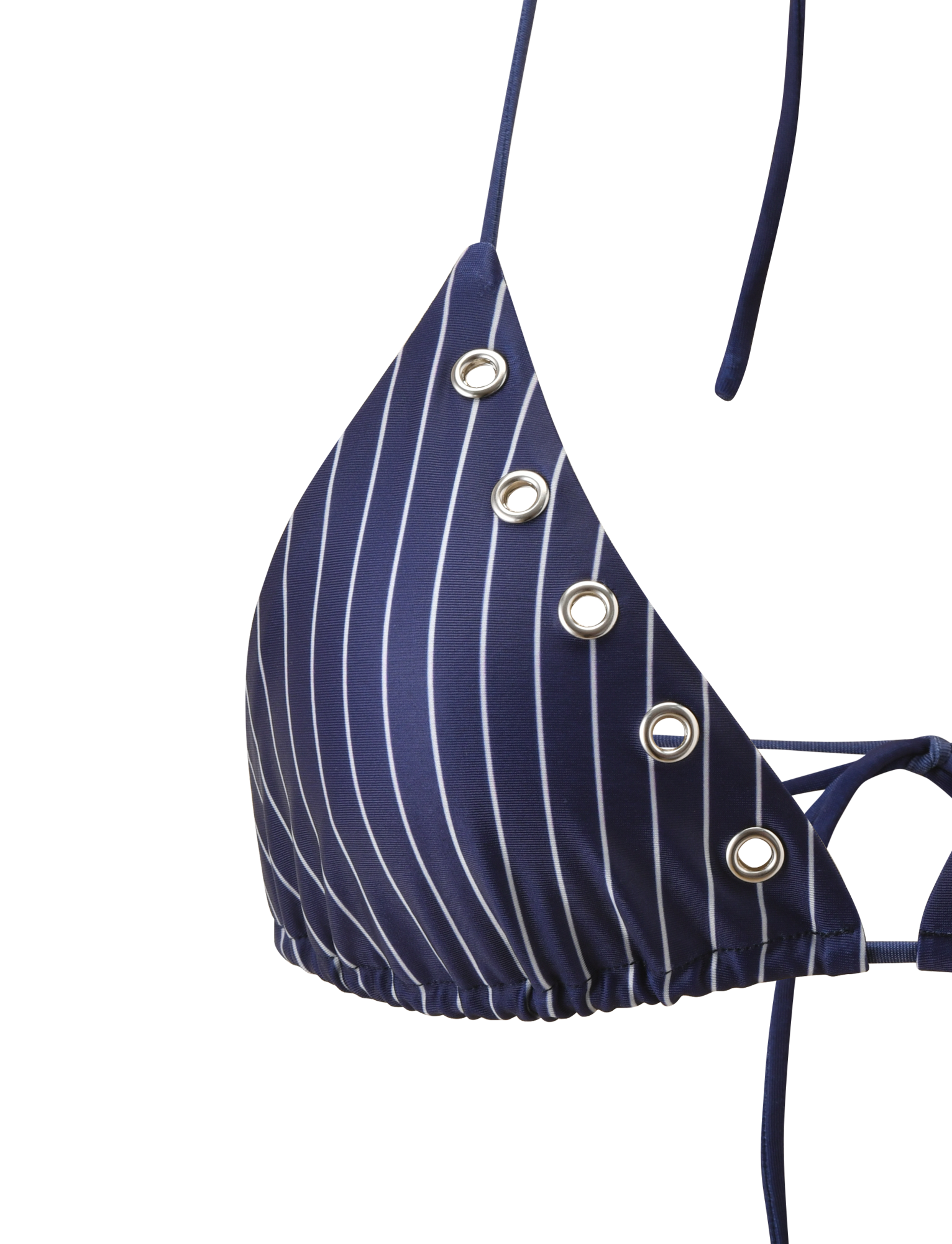 MARREN BIKINI TOP - NAVY PINSTRIPE - Image 8