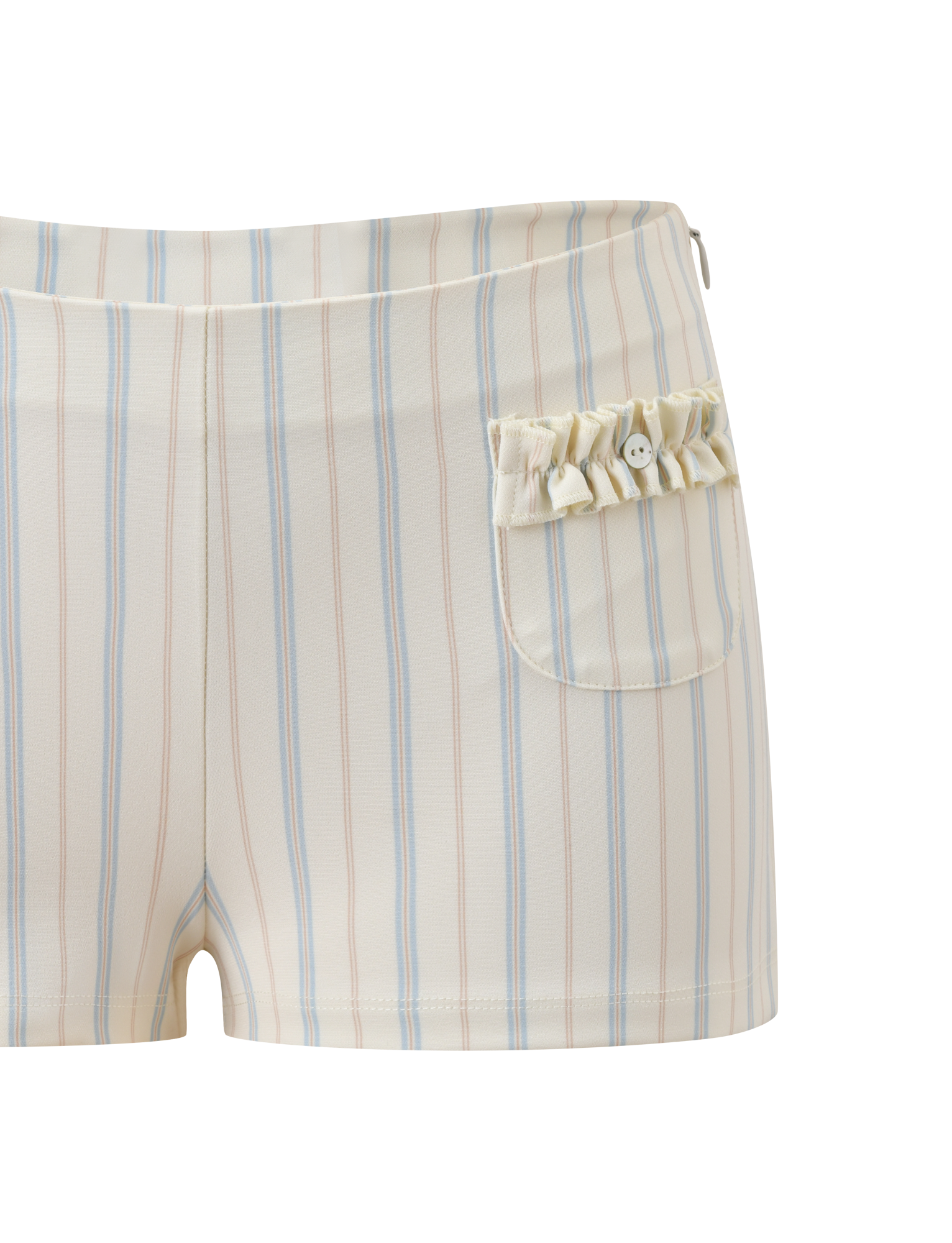 VALERIE RUFFLE HOT SHORT - STRIPE - Image 9