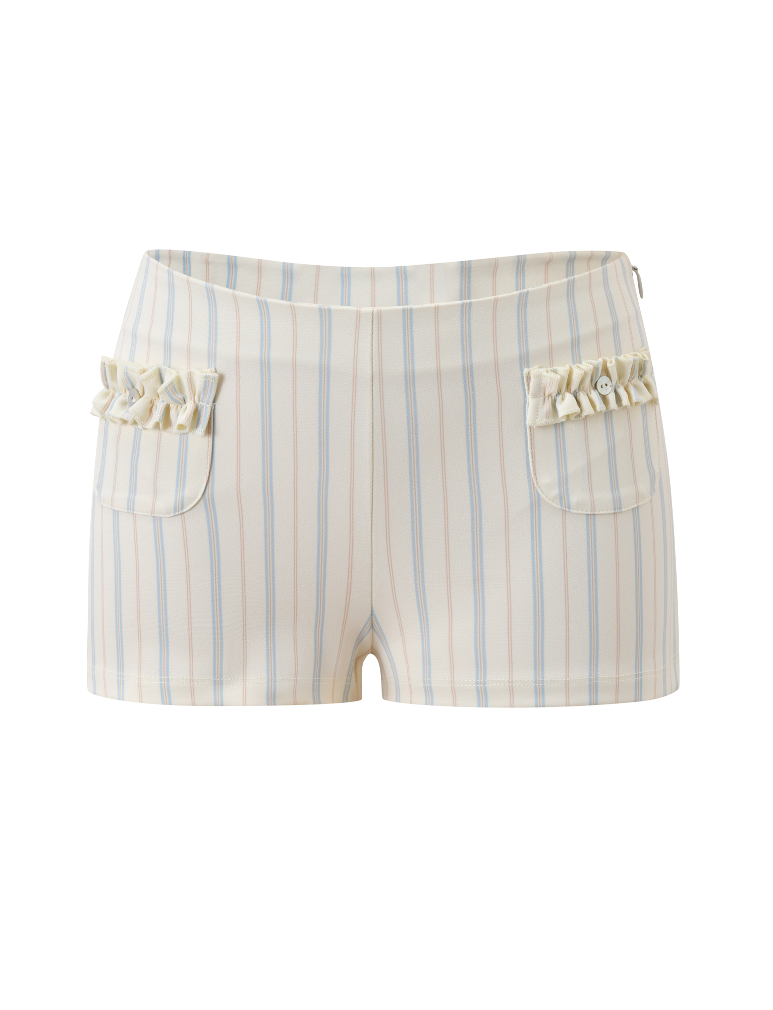 VALERIE RUFFLE HOT SHORT - STRIPE - Image 7