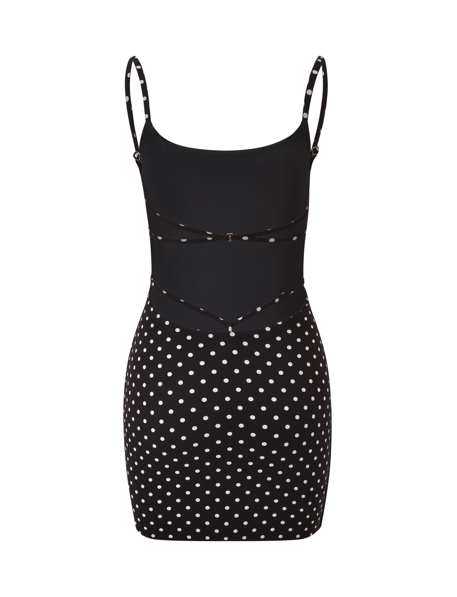 MINERVA MINI DRESS 2.0 - BLACK POLKA DOT - Image 7