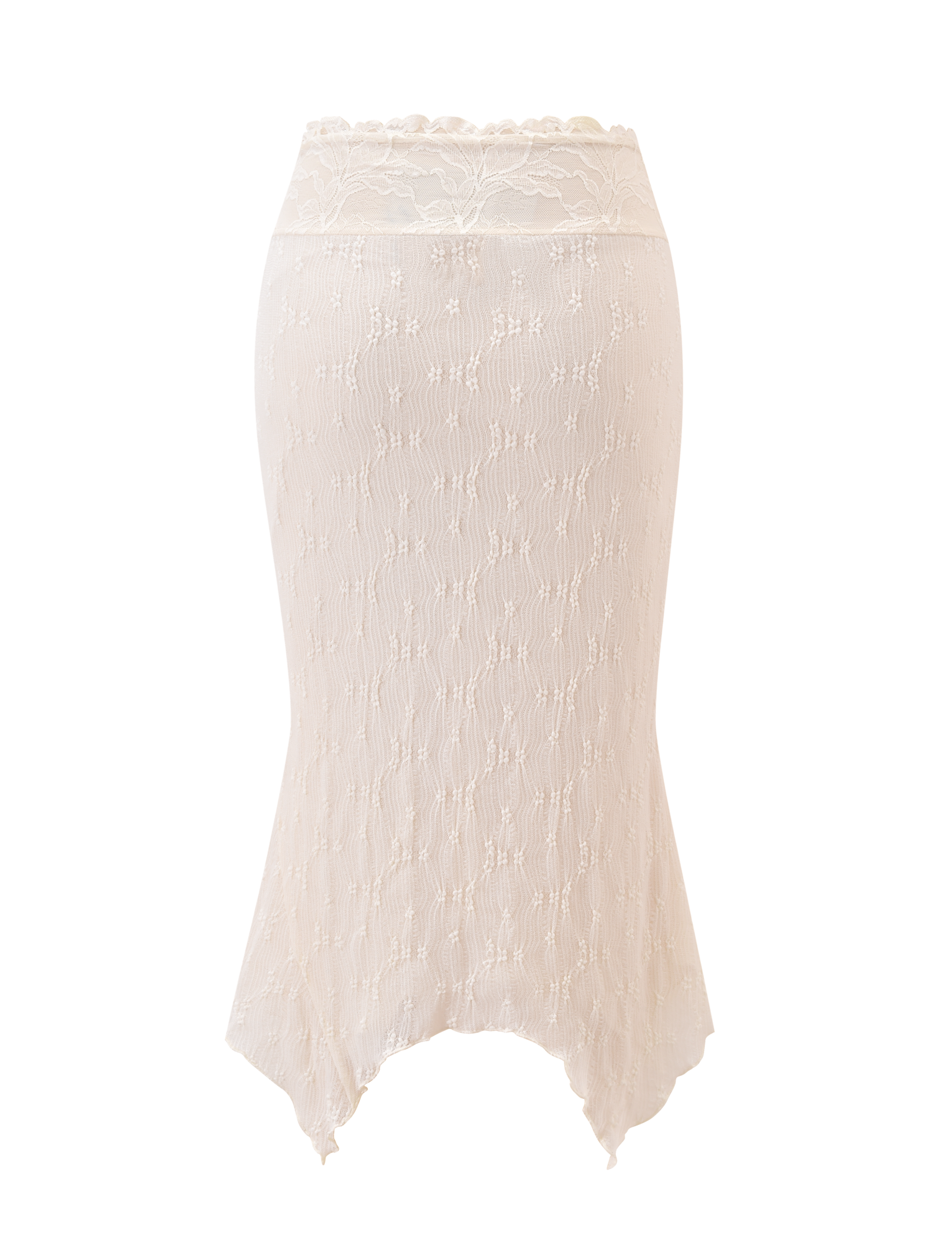 KATERINA MIDI SKIRT - CREAM - Image 6