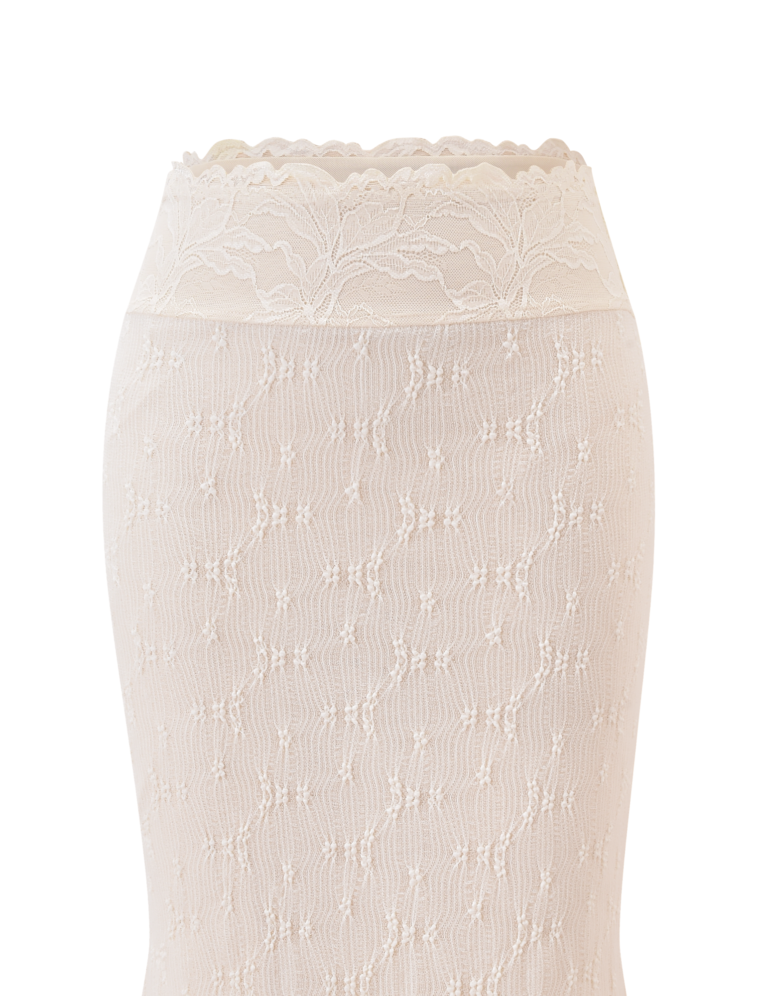 KATERINA MIDI SKIRT - CREAM - Image 7