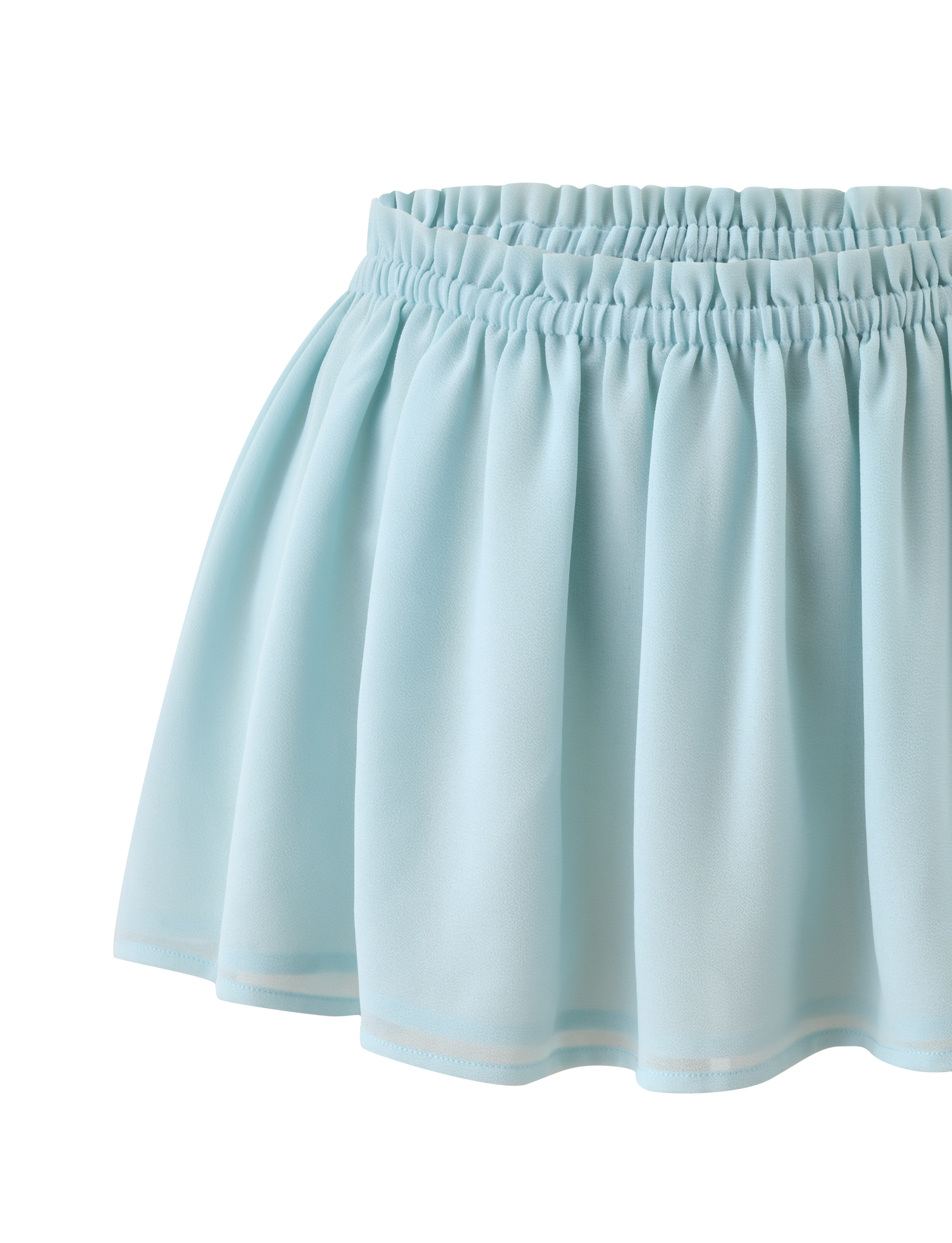 VEDA RUCHED MINI SKIRT - SEAFOAM - Image 9