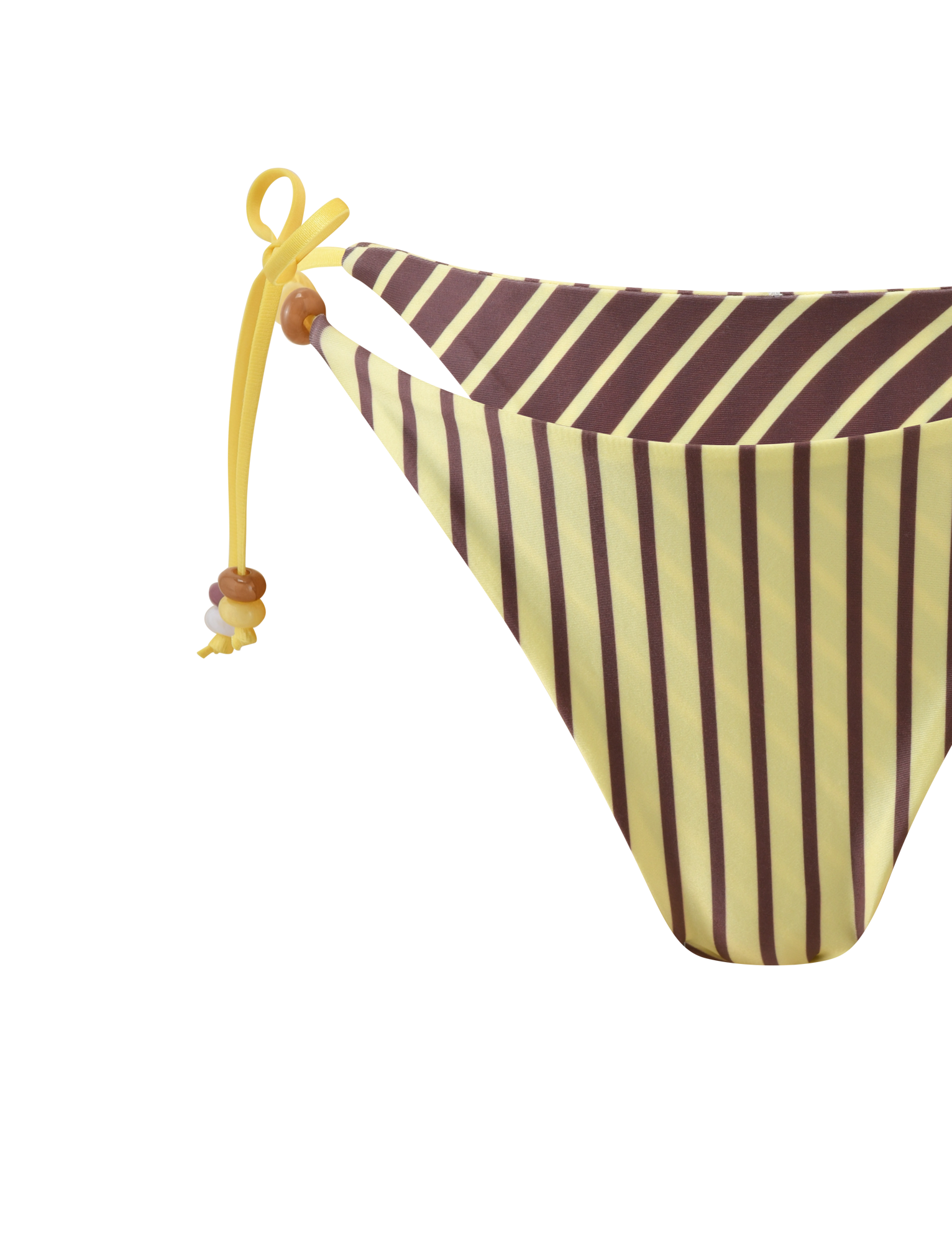 FINLEA REVERSIBLE BIKINI BOTTOM - BROWN AND YELLOW STRIPE - Image 14