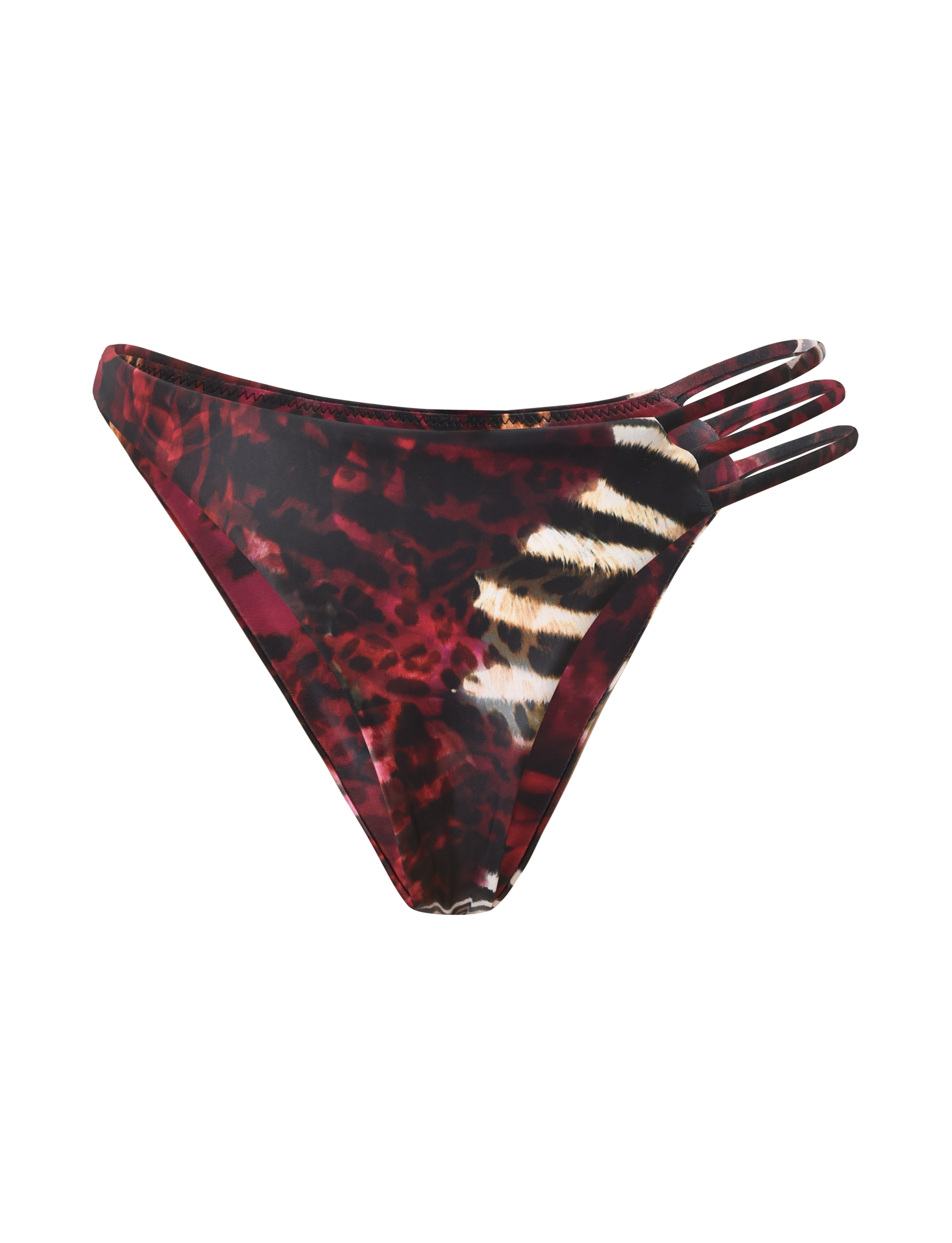 SHARLI BIKINI BOTTOM - MIXED ANIMAL PRINT - Image 6
