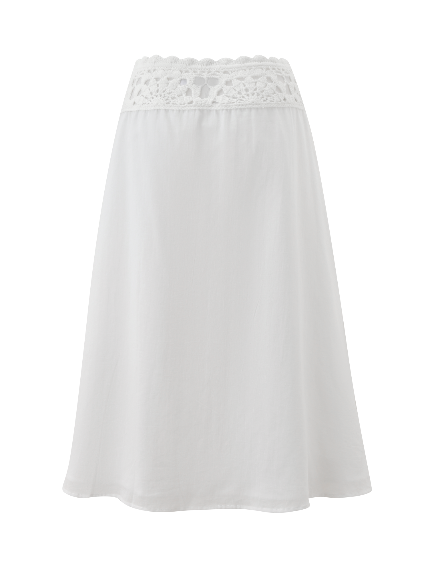 SASHA MIDI SKIRT - IVORY - Image 9