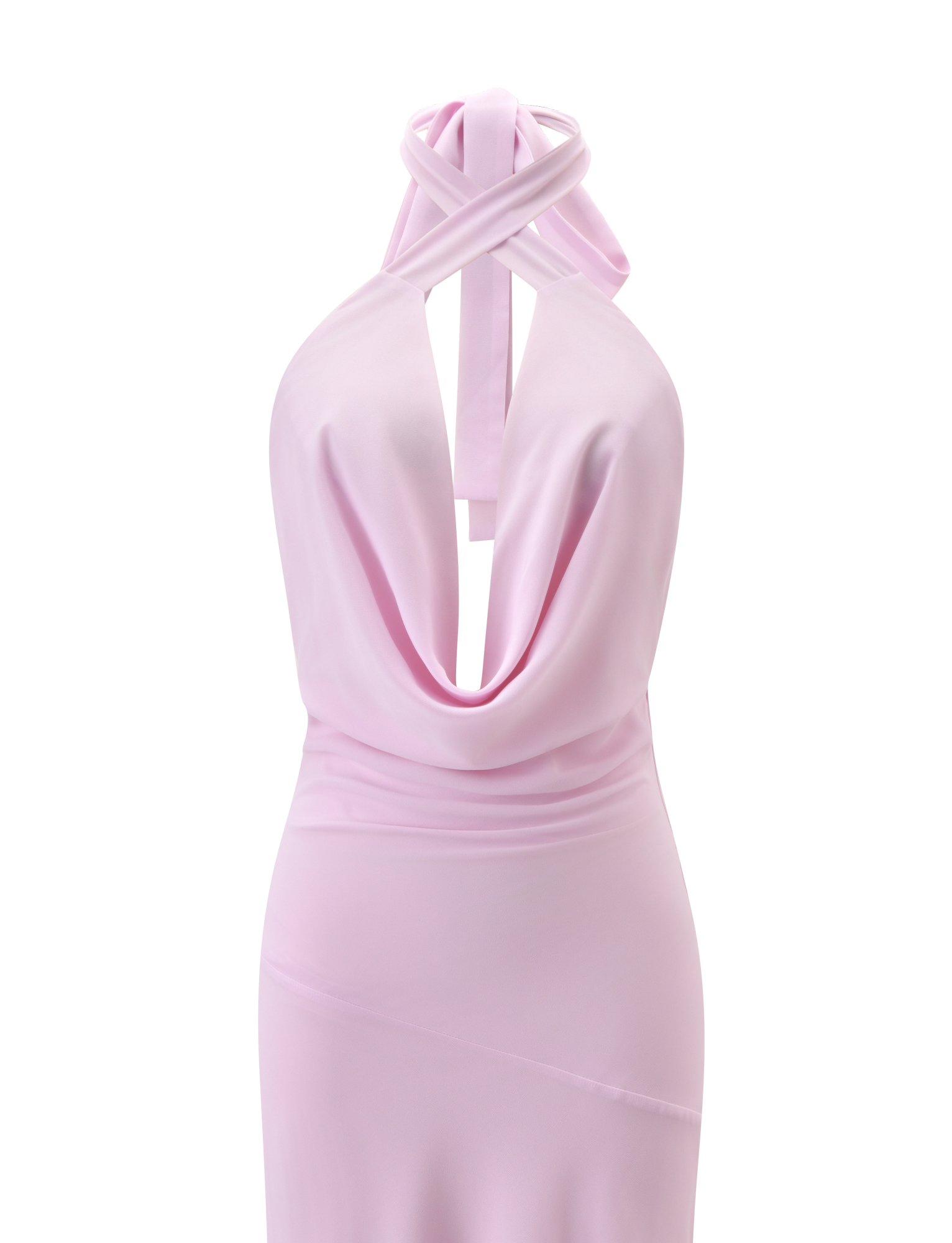 ZYLA MAXI DRESS - BABY PINK - Image 9