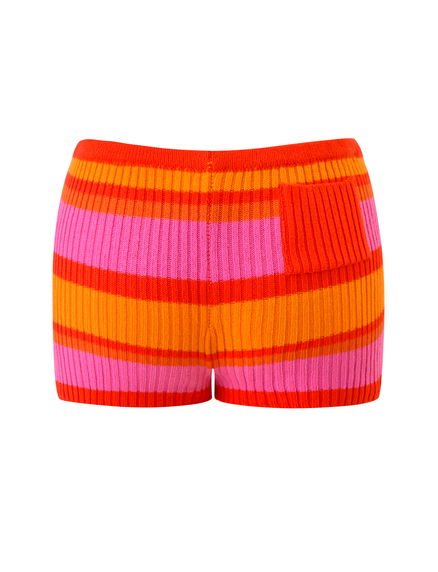 EVERLY KNIT SHORT - SUNSET TROPICAL STRIPE - Image 8