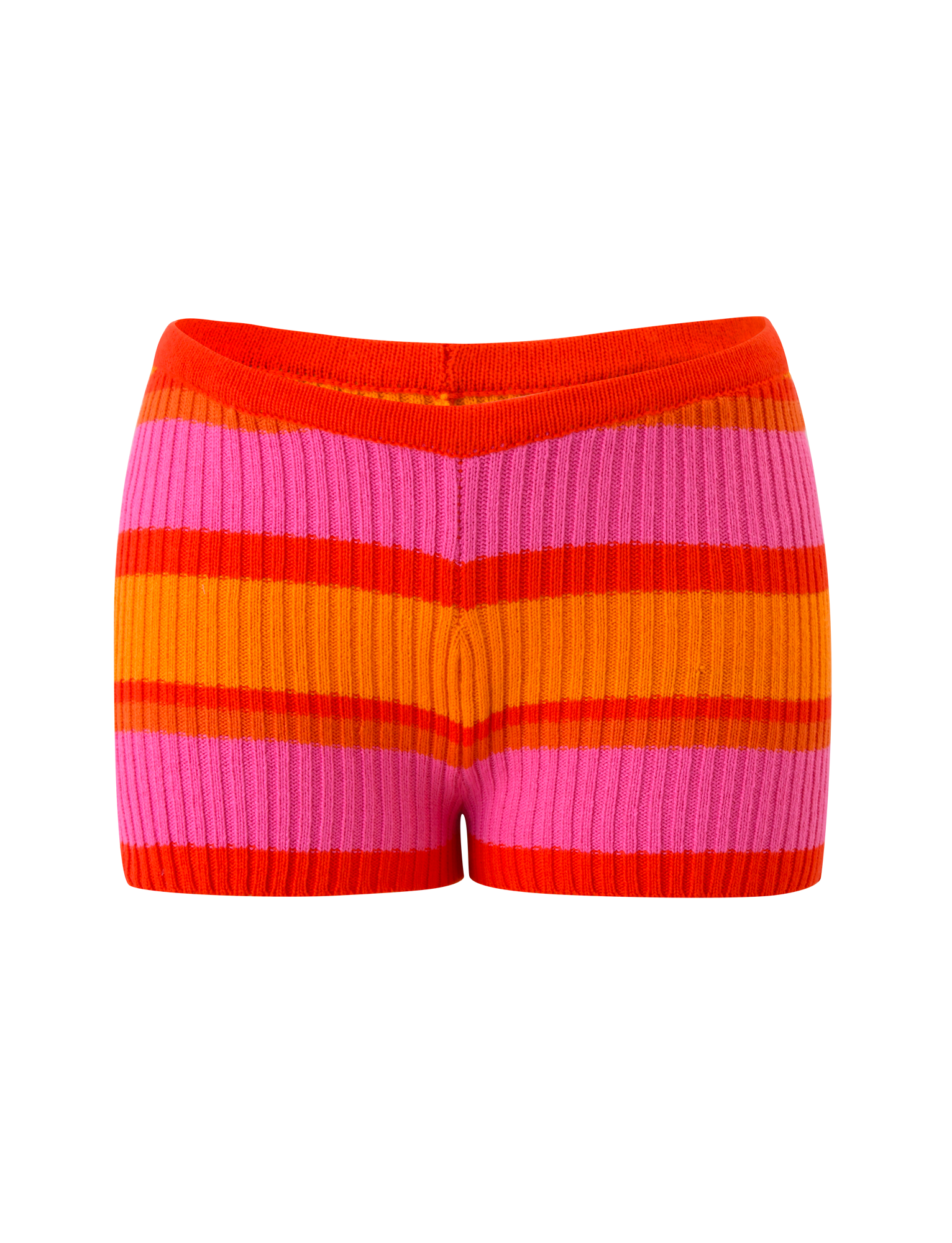 EVERLY KNIT SHORT - SUNSET TROPICAL STRIPE - Image 7