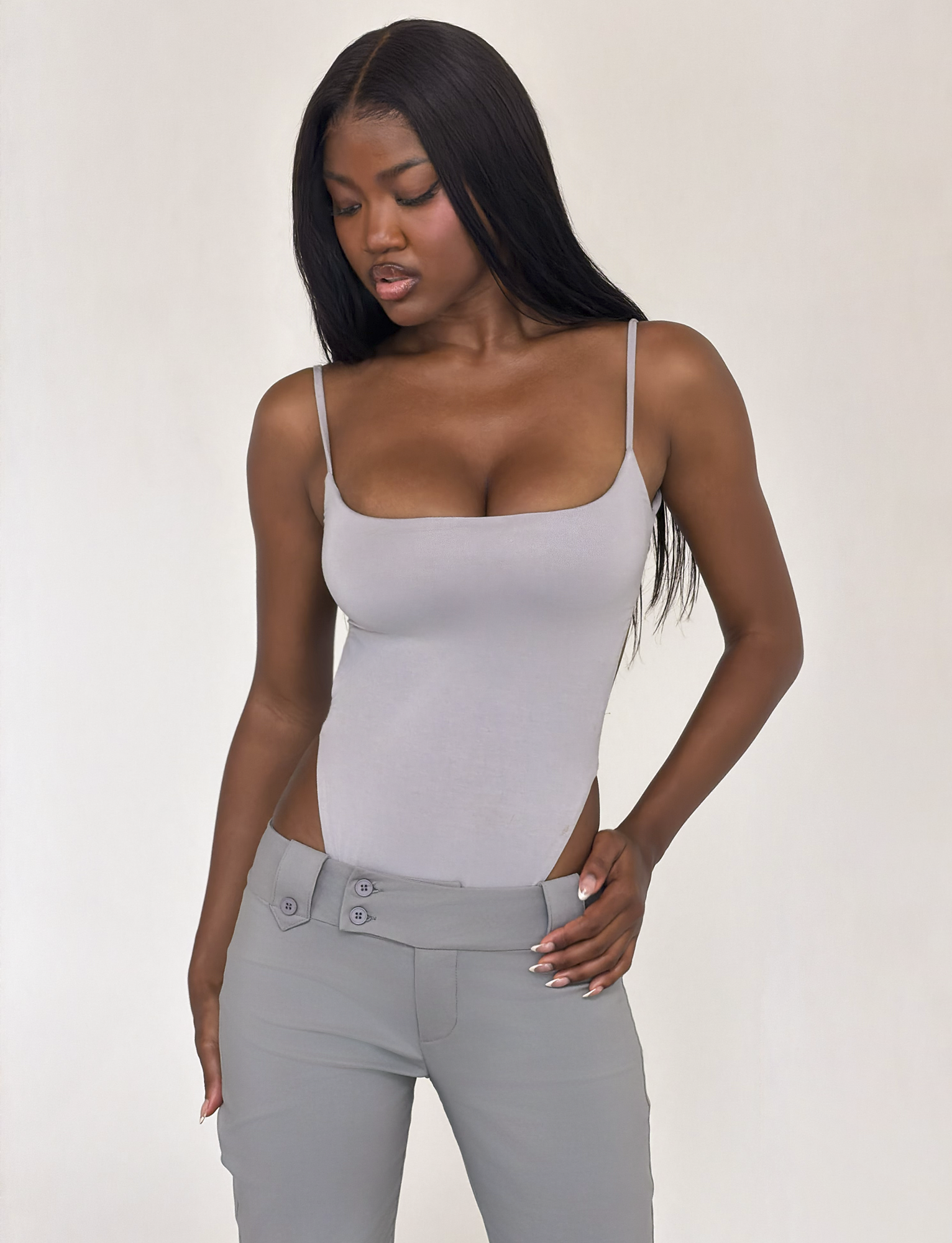 MINERVA BODYSUIT - FROST GREY - Image 2