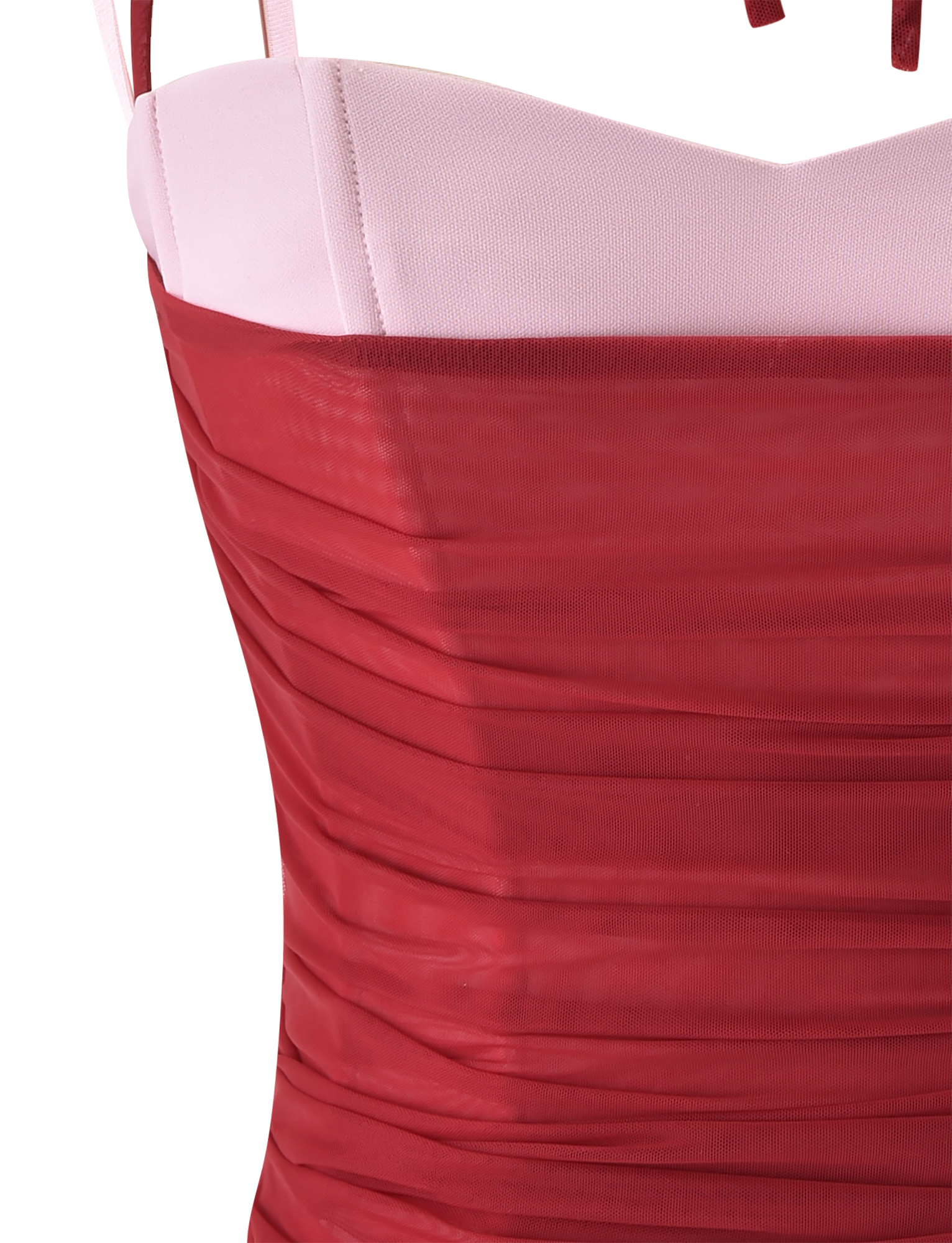 CALINE RUCHED CORSET - RED - Image 10
