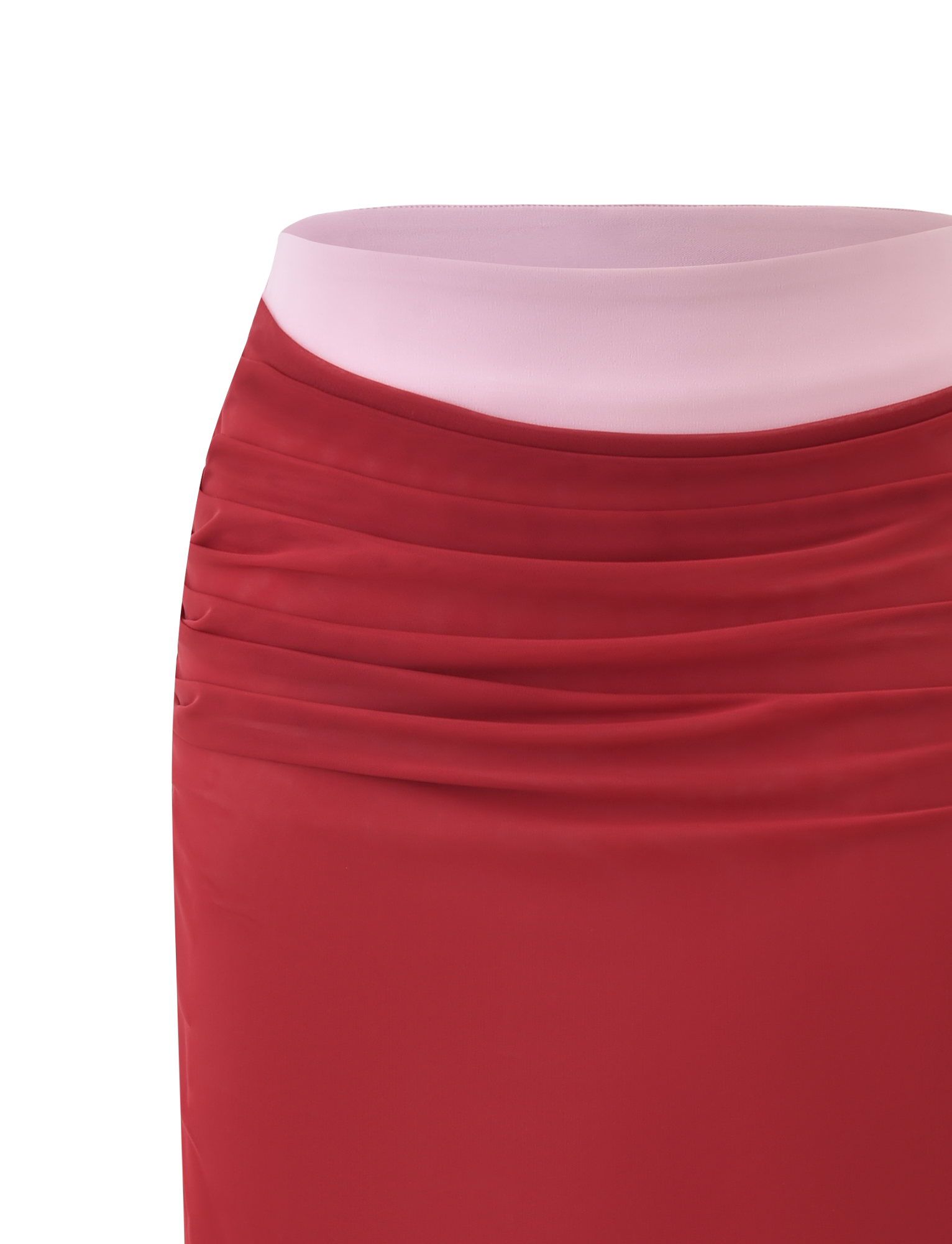 CALINE MIDI SKIRT - RED - Image 8