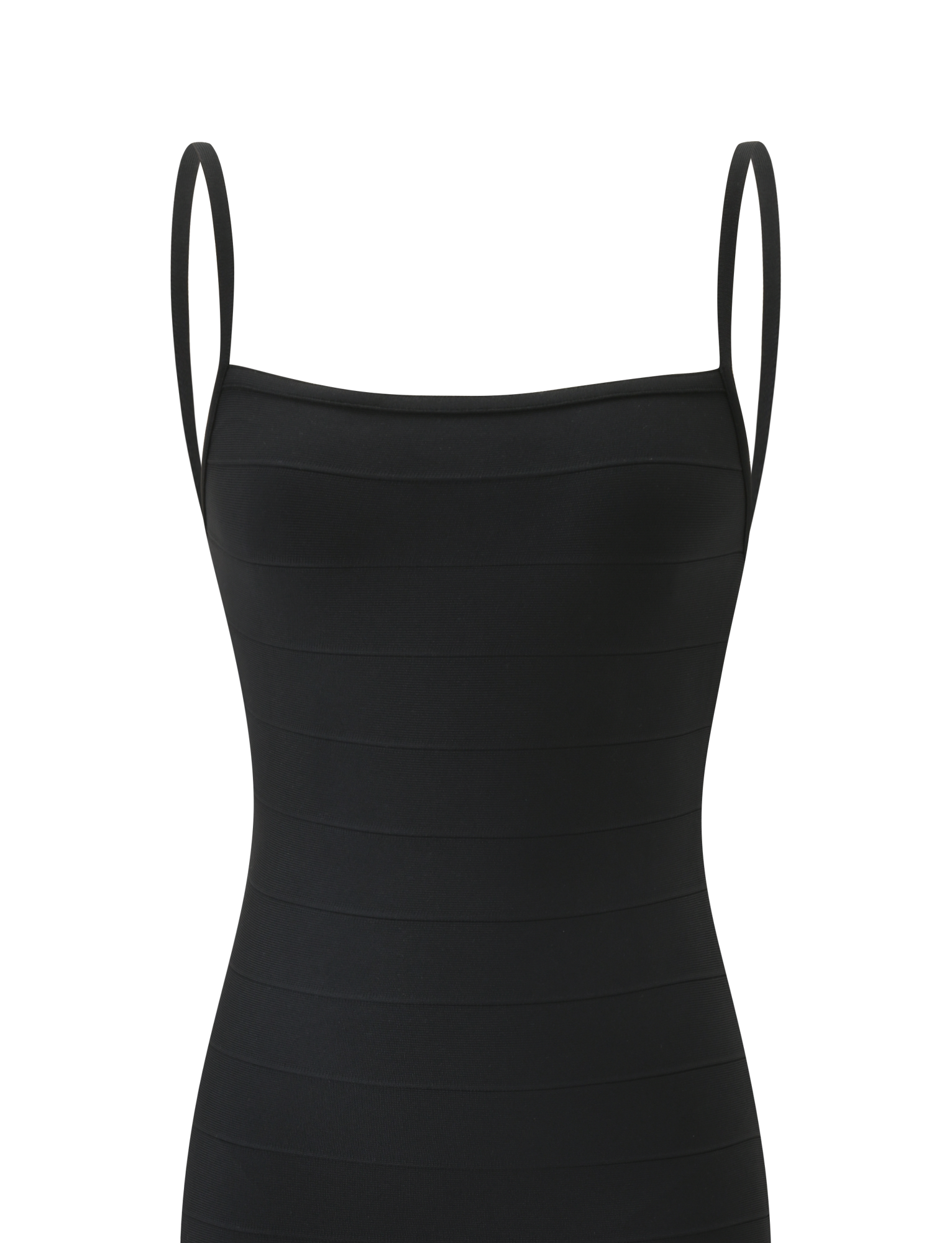 MIDORI MIDI BANDAGE DRESS - BLACK - Image 9