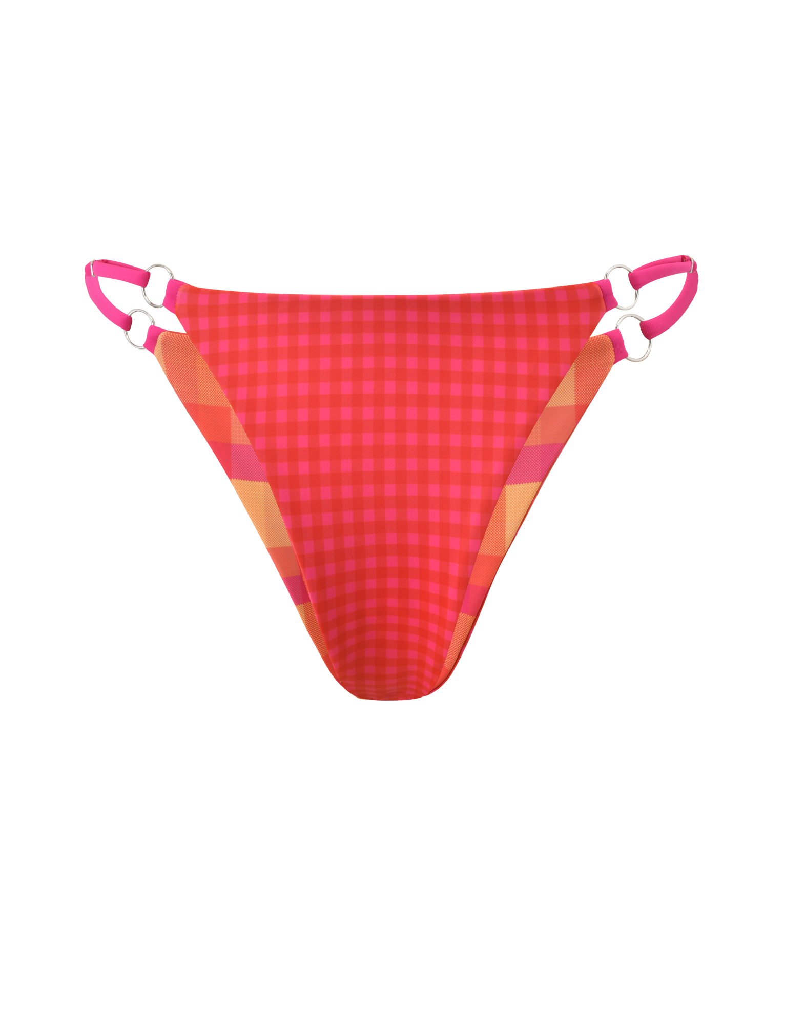 AYANNA REVERSIBLE BIKINI BOTTOM - GINGHAM AND RESORT PLAID - Image 9
